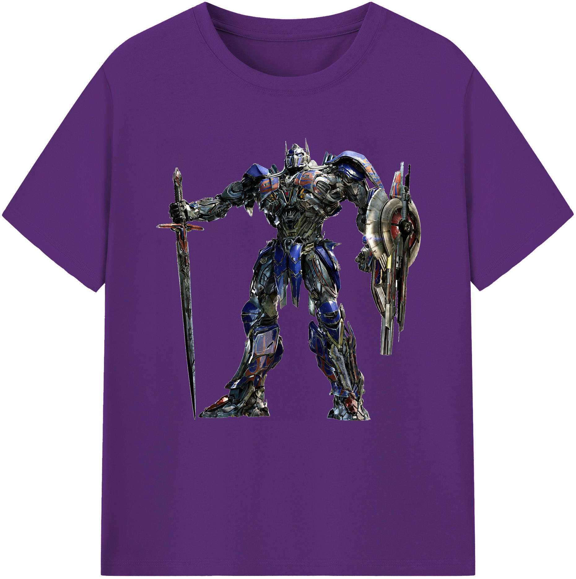 （画像用） Transformers トランスフォーマー 綿100％半袖Tシャツ（フロントプリント）