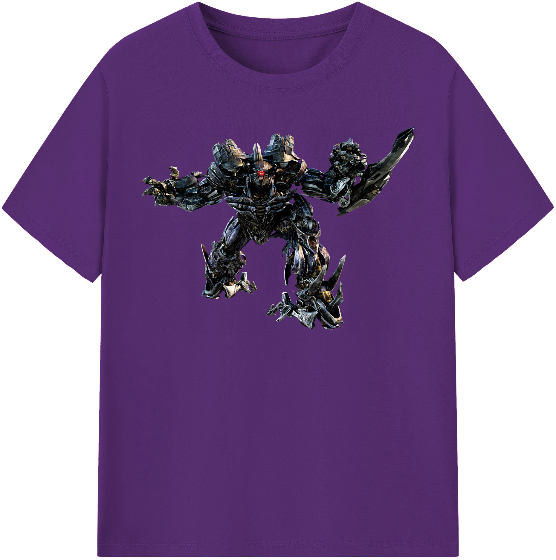 （画像用） Transformers トランスフォーマー 綿100％半袖Tシャツ（フロントプリント）