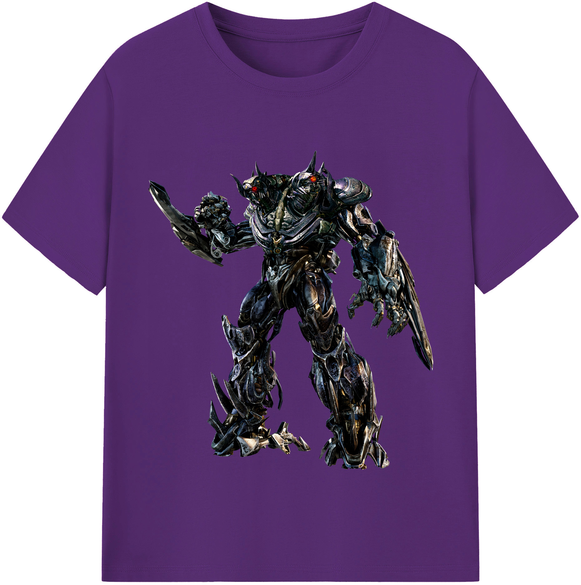 （画像用） Transformers トランスフォーマー 綿100％半袖Tシャツ（フロントプリント）