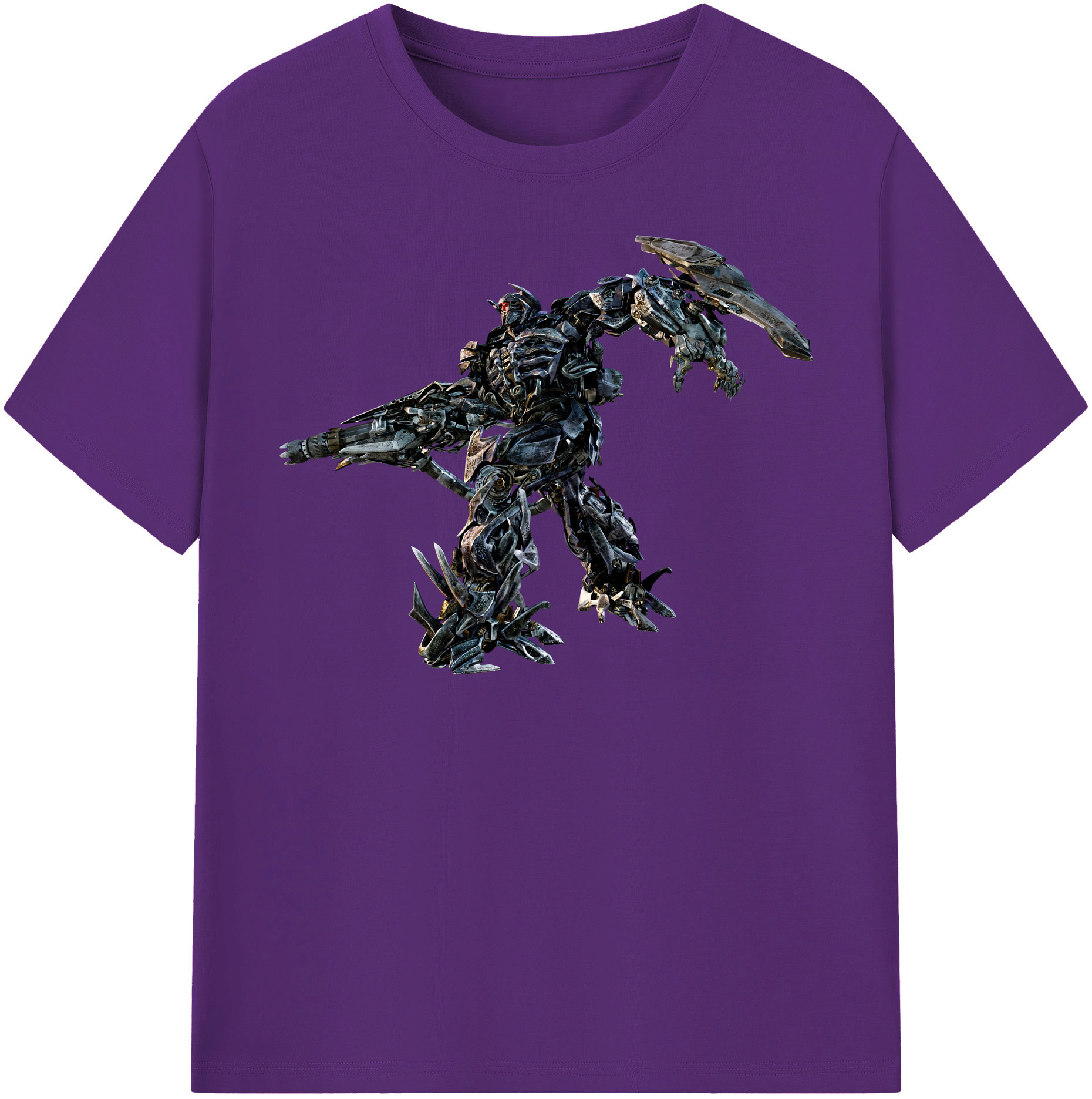 （画像用） Transformers トランスフォーマー 綿100％半袖Tシャツ（フロントプリント）
