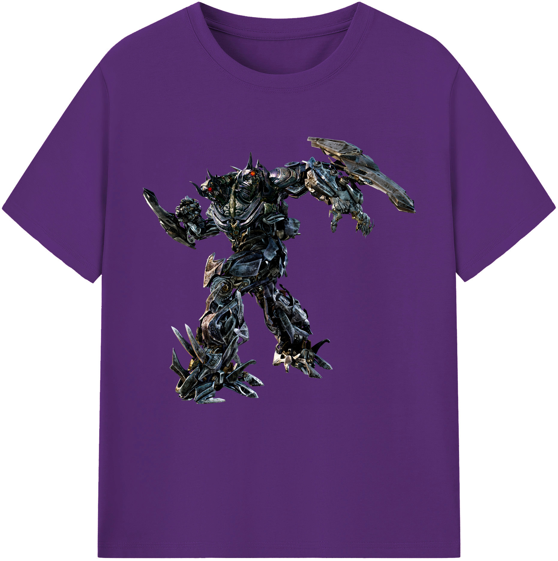 （画像用） Transformers トランスフォーマー 綿100％半袖Tシャツ（フロントプリント）