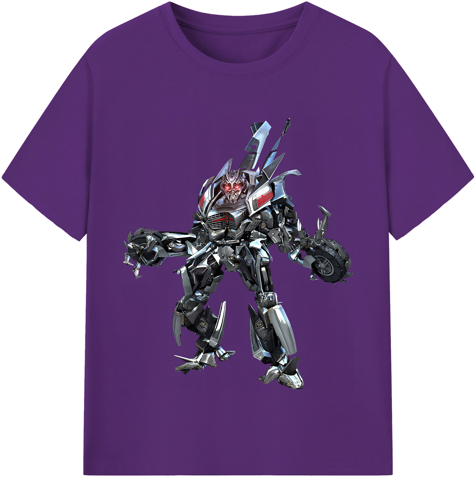 （画像用） Transformers トランスフォーマー 綿100％半袖Tシャツ（フロントプリント）
