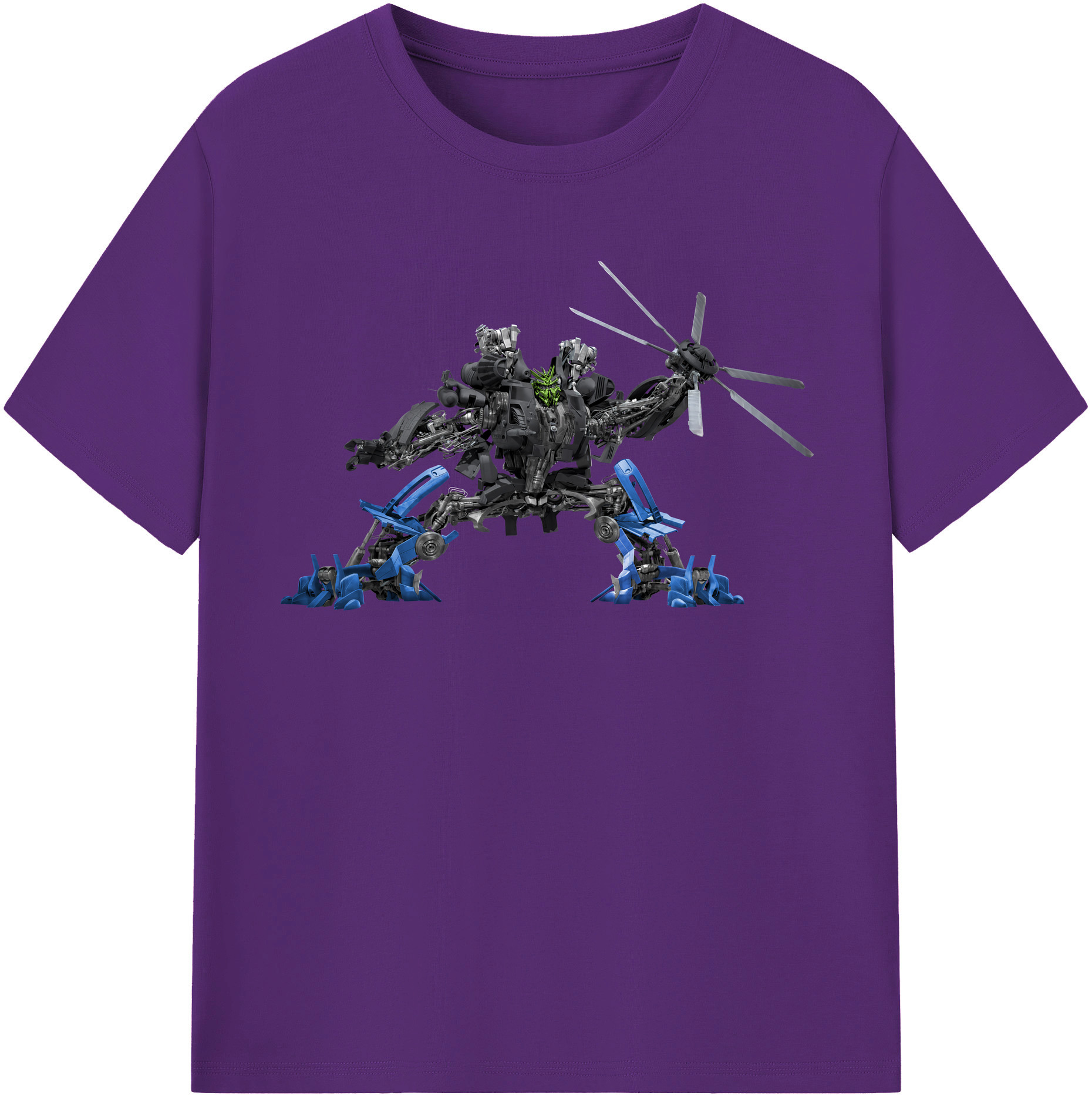 （画像用） Transformers トランスフォーマー 綿100％半袖Tシャツ（フロントプリント）