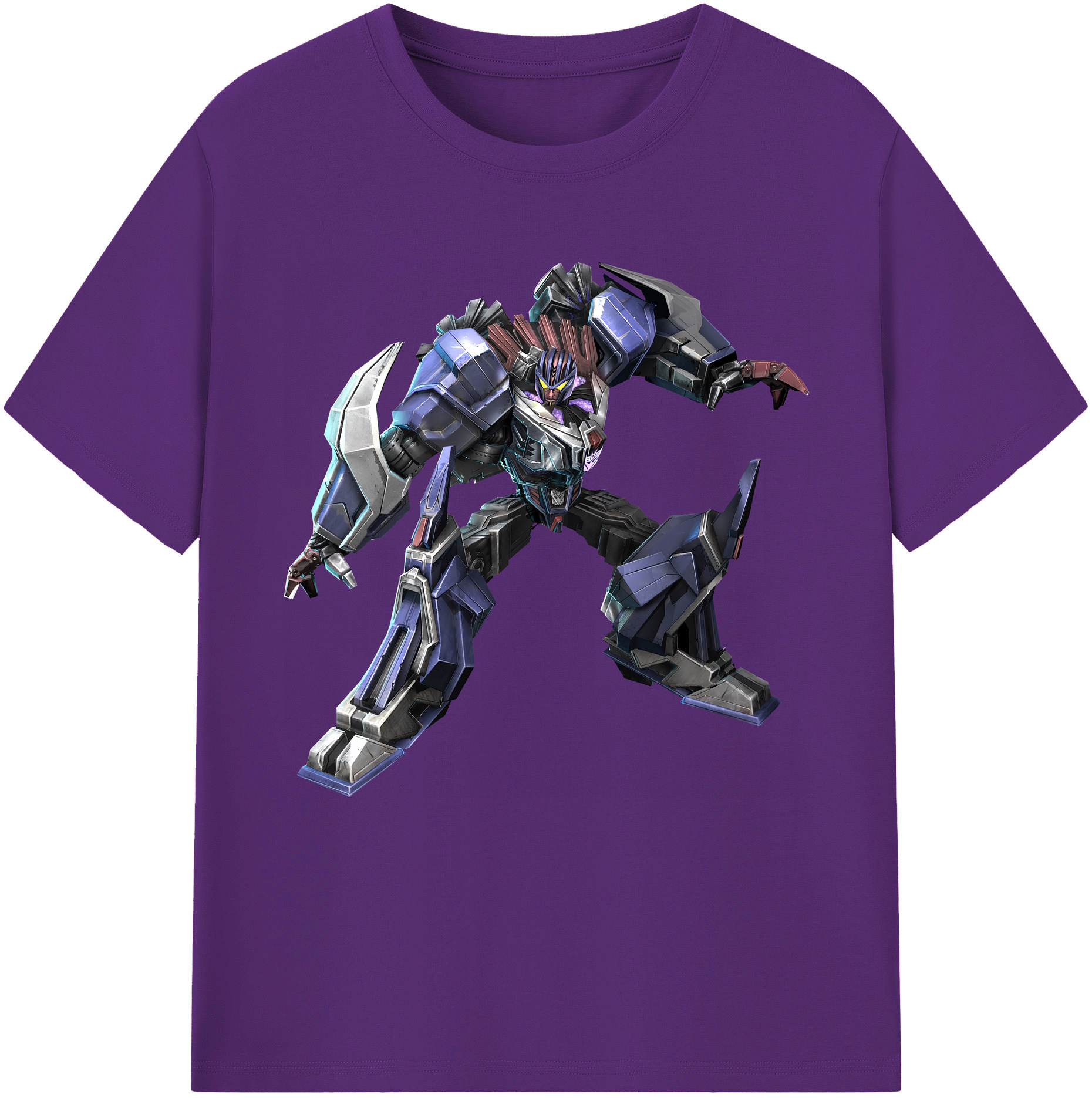 （画像用） Transformers トランスフォーマー 綿100％半袖Tシャツ（フロントプリント）