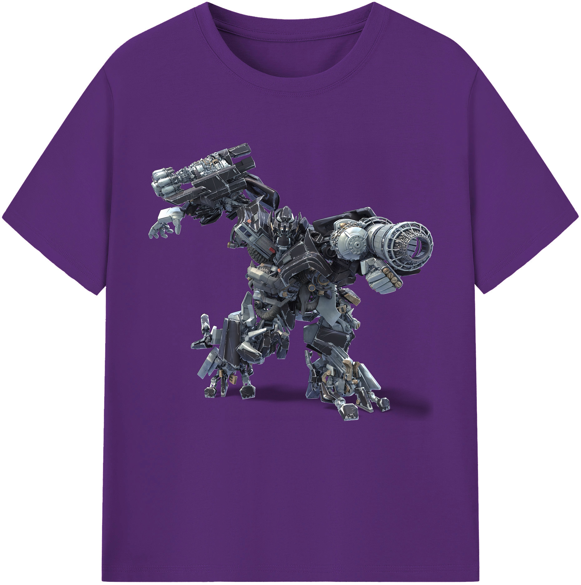 （画像用） Transformers トランスフォーマー 綿100％半袖Tシャツ（フロントプリント）