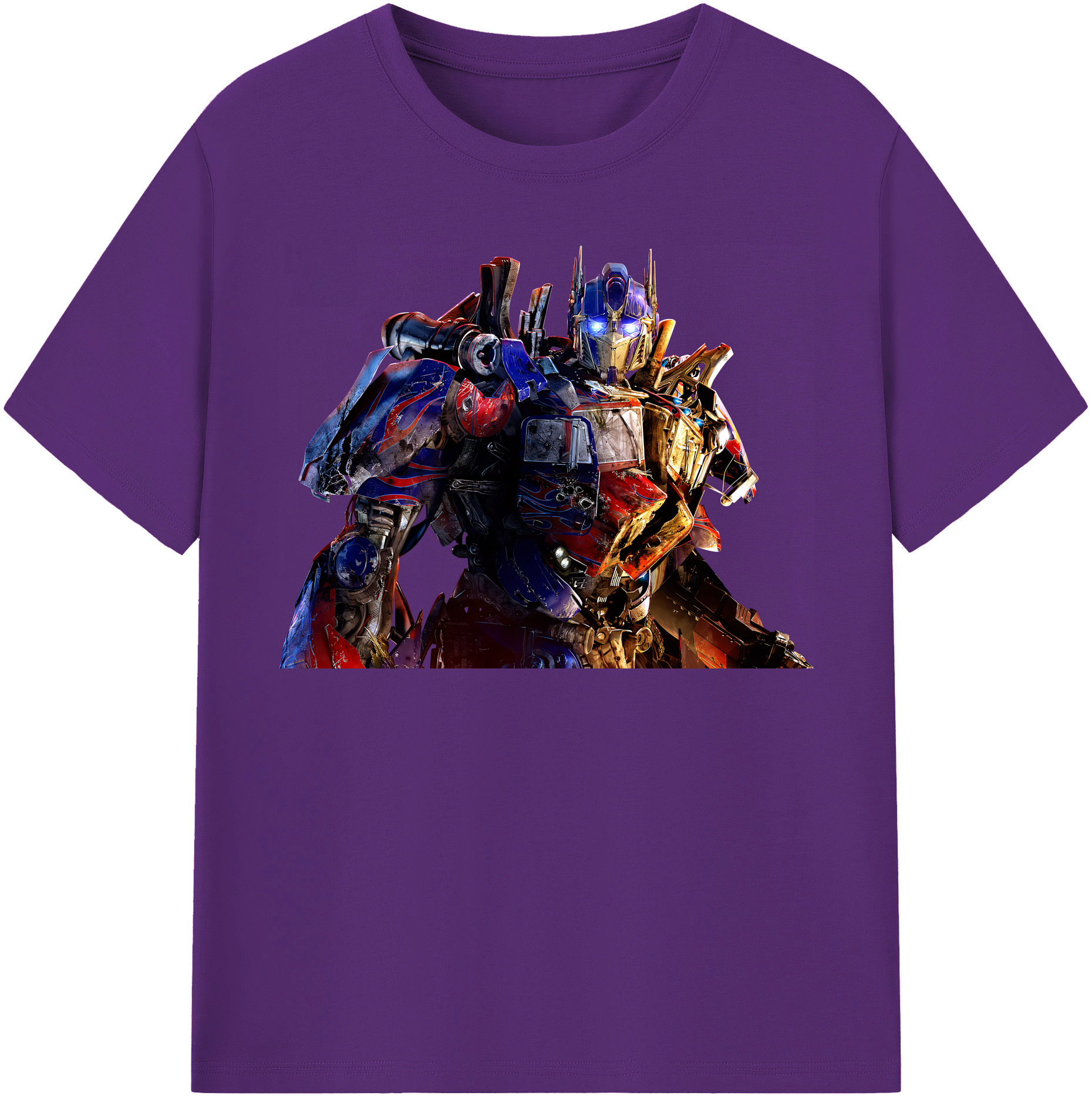 （画像用） Transformers トランスフォーマー 綿100％半袖Tシャツ（フロントプリント）