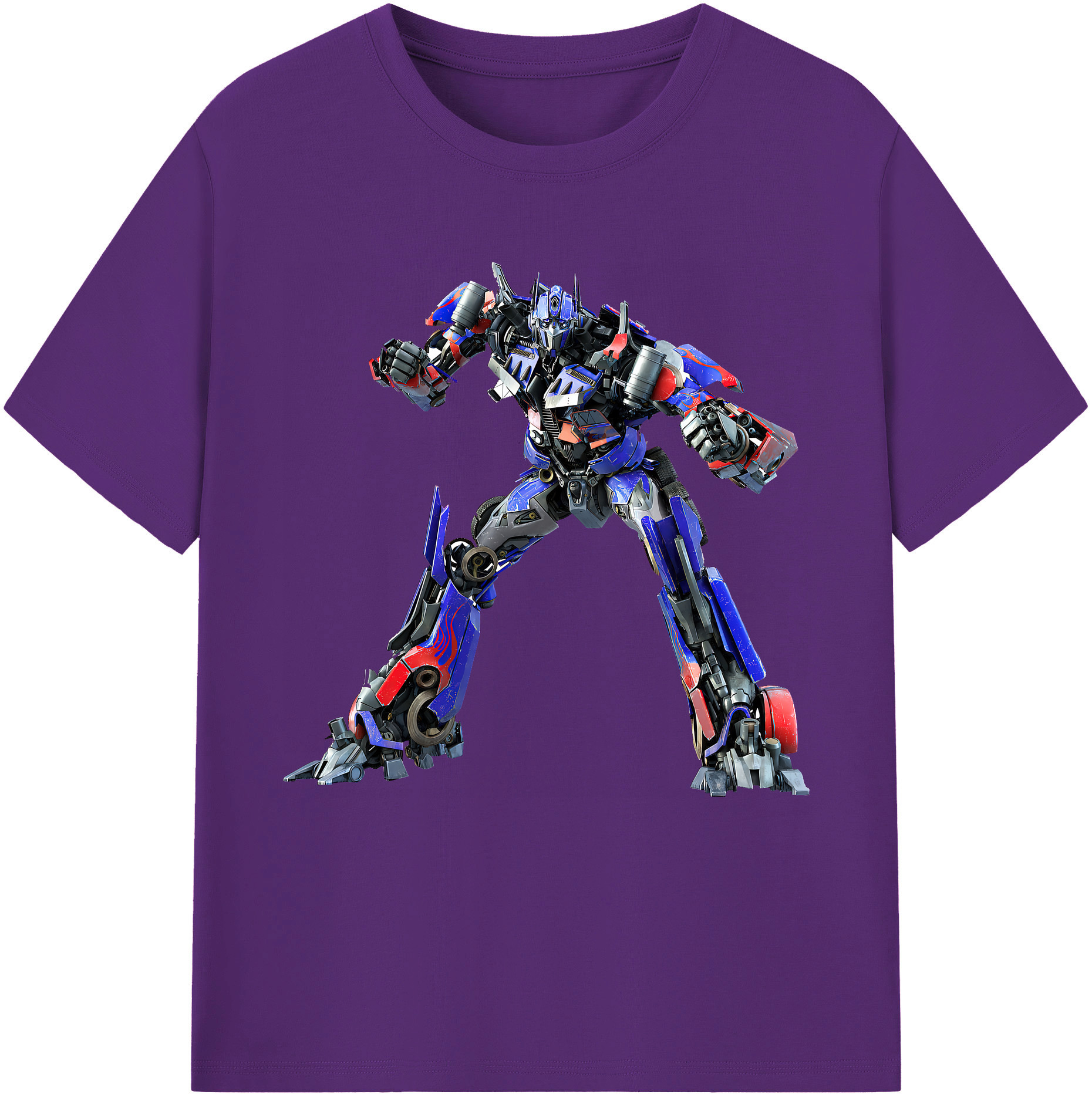 （画像用） Transformers トランスフォーマー 綿100％半袖Tシャツ（フロントプリント）