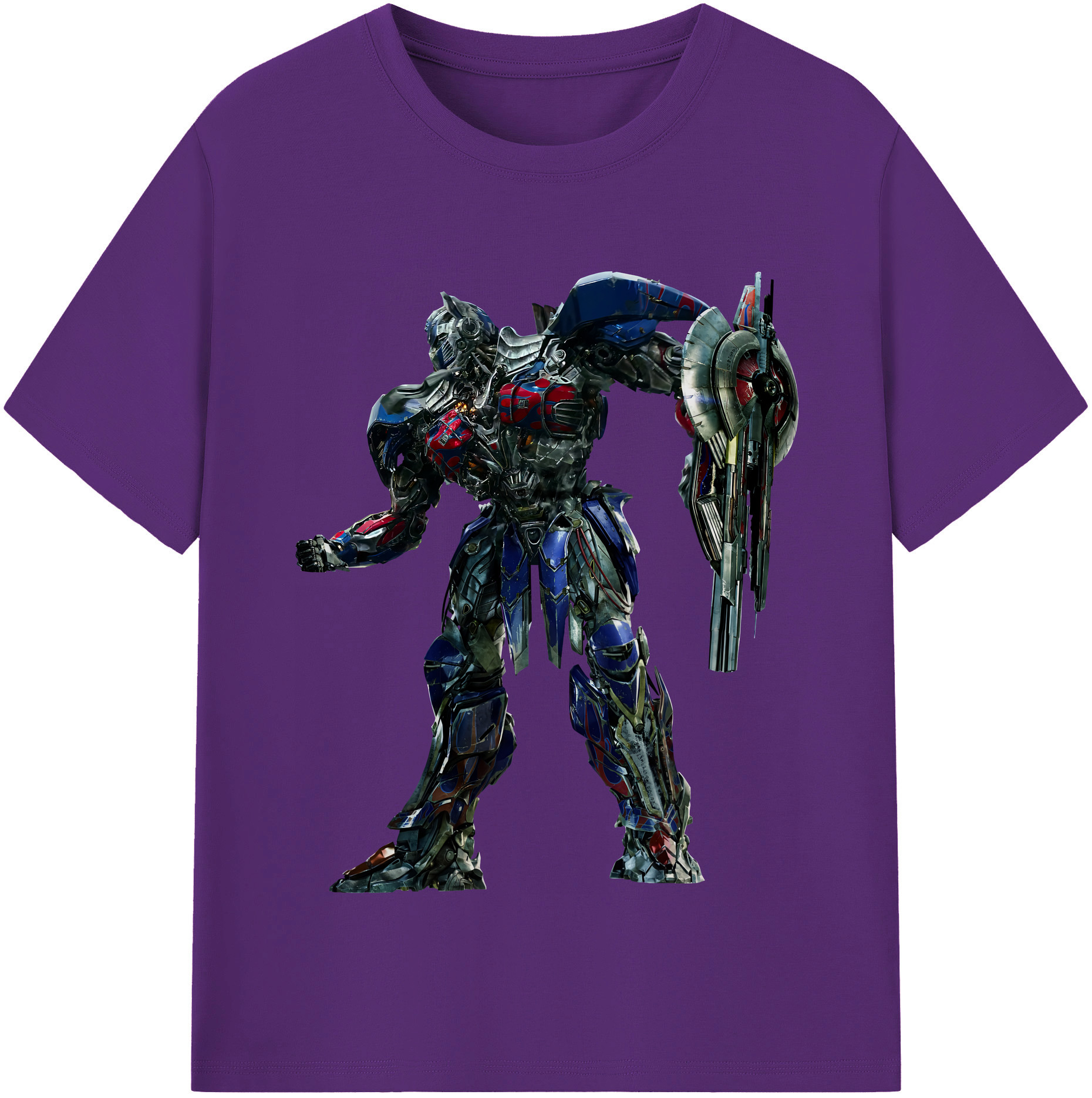 （画像用） Transformers トランスフォーマー 綿100％半袖Tシャツ（フロントプリント）