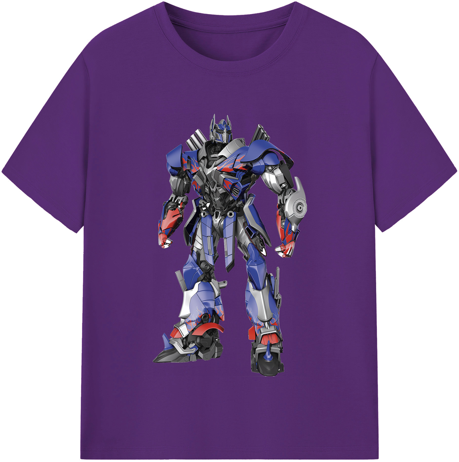 （画像用） Transformers トランスフォーマー 綿100％半袖Tシャツ（フロントプリント）