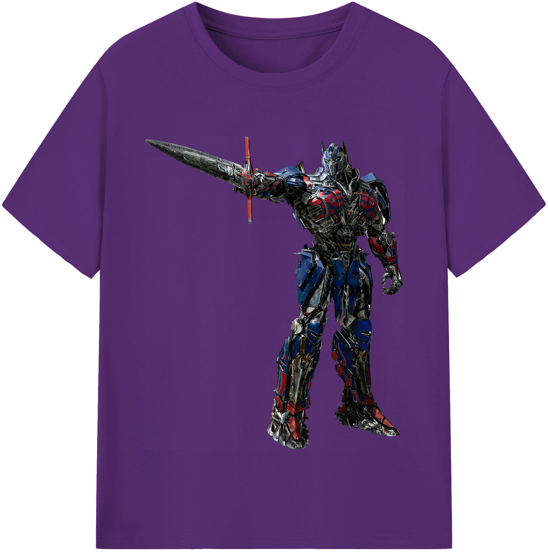 （画像用） Transformers トランスフォーマー 綿100％半袖Tシャツ（フロントプリント）