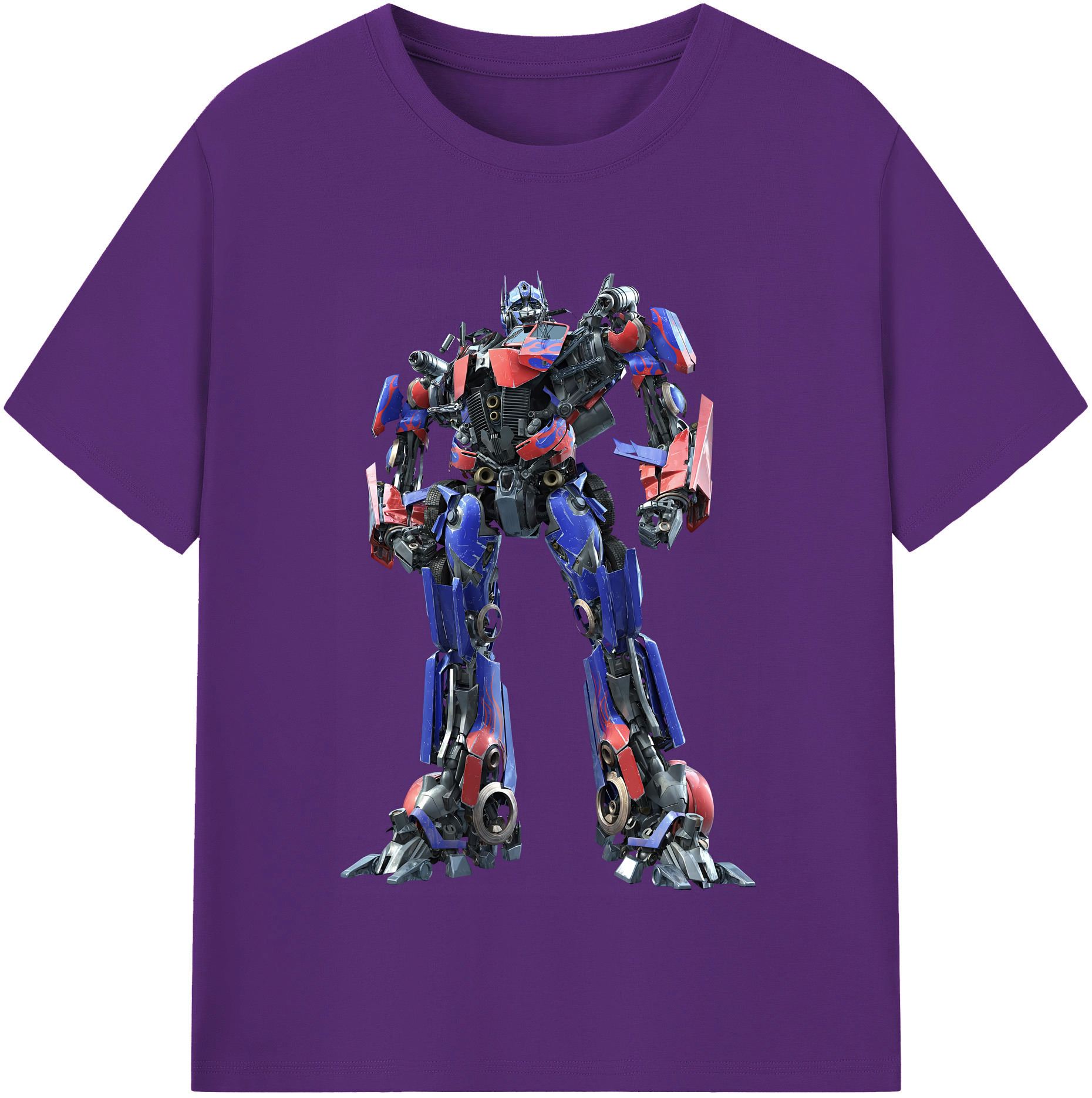 （画像用） Transformers トランスフォーマー 綿100％半袖Tシャツ（フロントプリント）