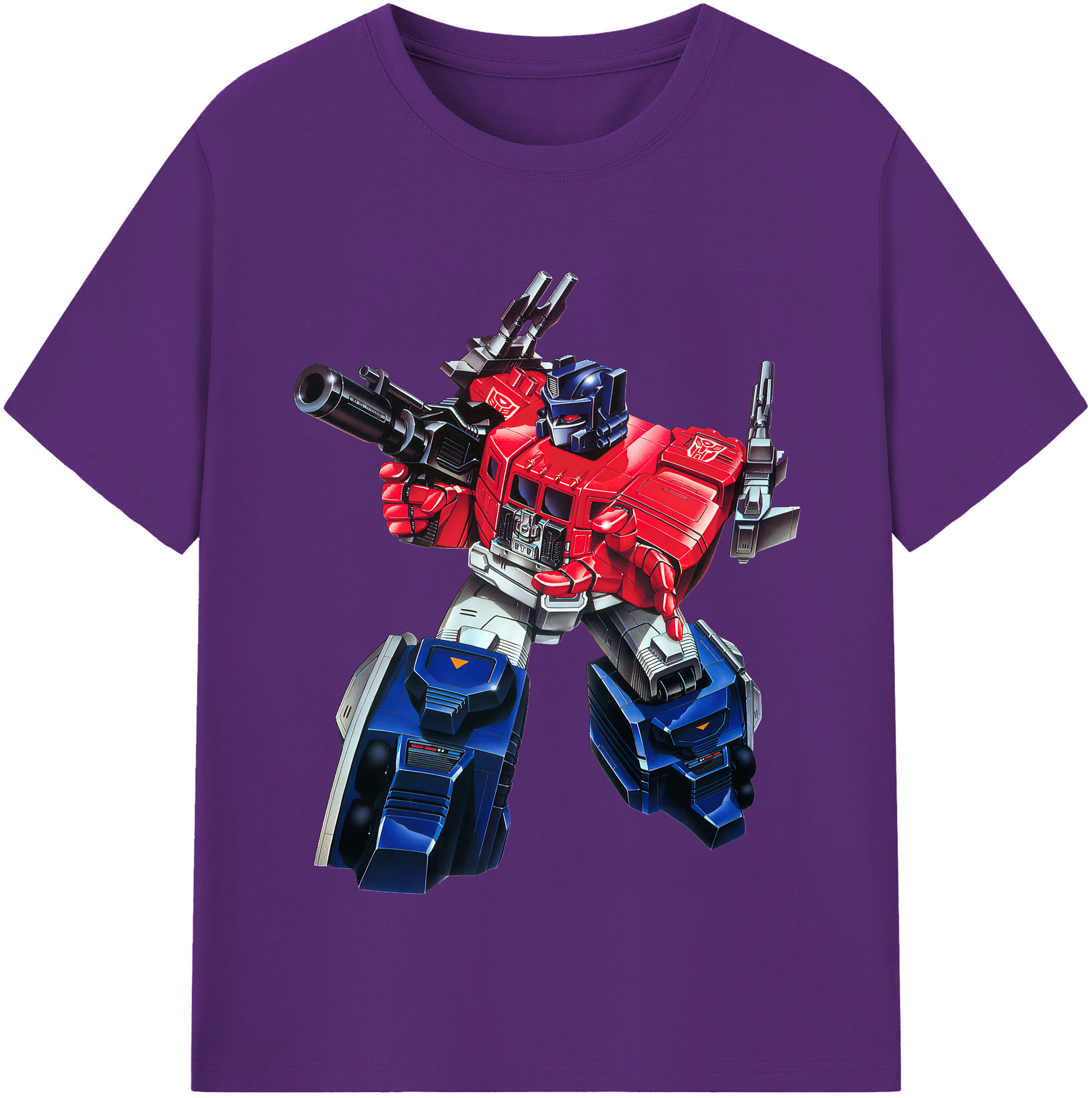 （画像用） Transformers トランスフォーマー 綿100％半袖Tシャツ（フロントプリント）