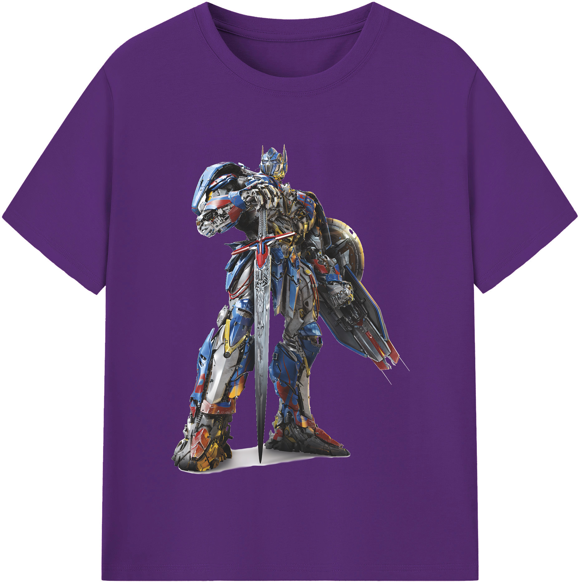 （画像用） Transformers トランスフォーマー 綿100％半袖Tシャツ（フロントプリント）