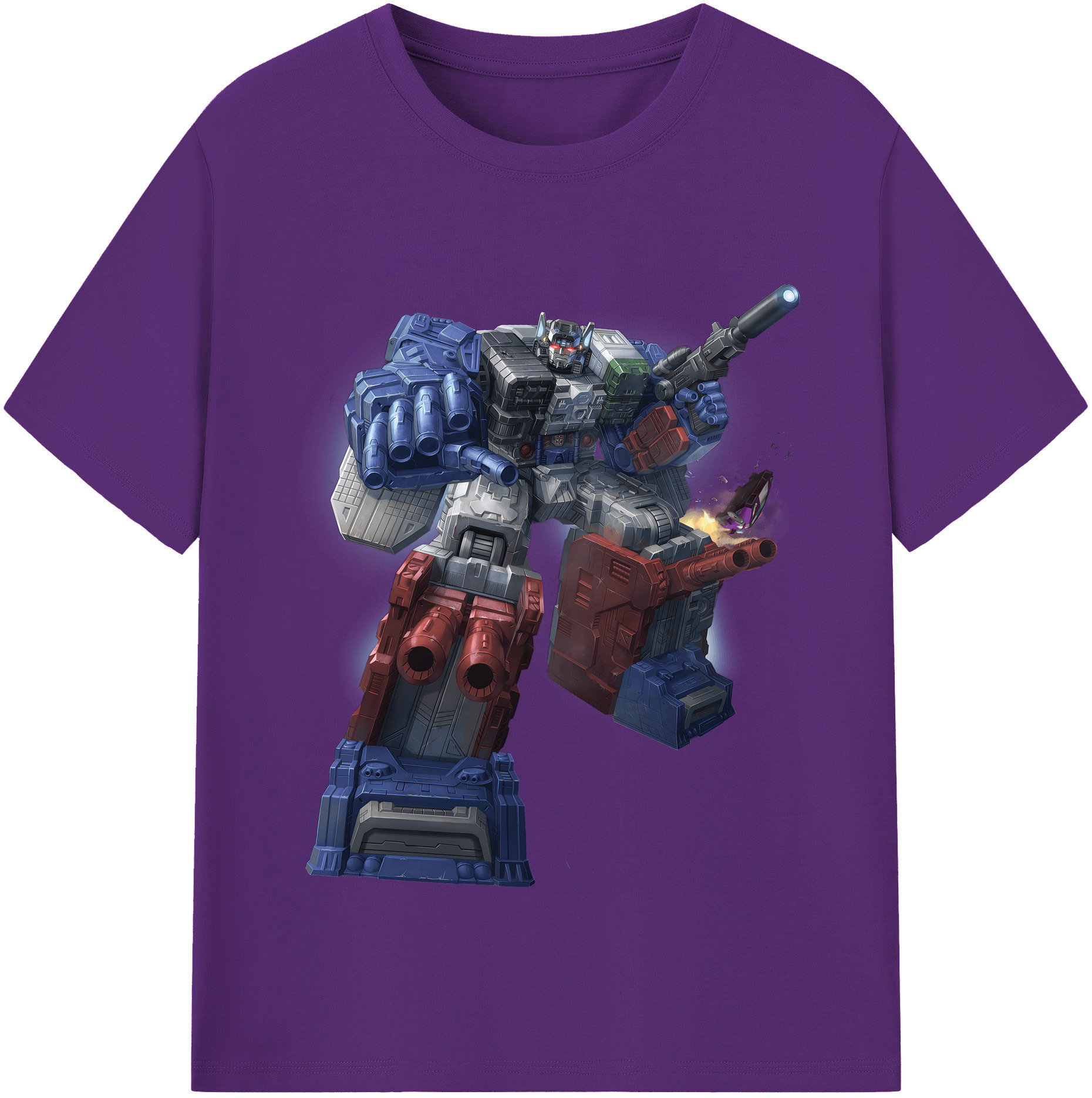 （画像用） Transformers トランスフォーマー 綿100％半袖Tシャツ（フロントプリント）