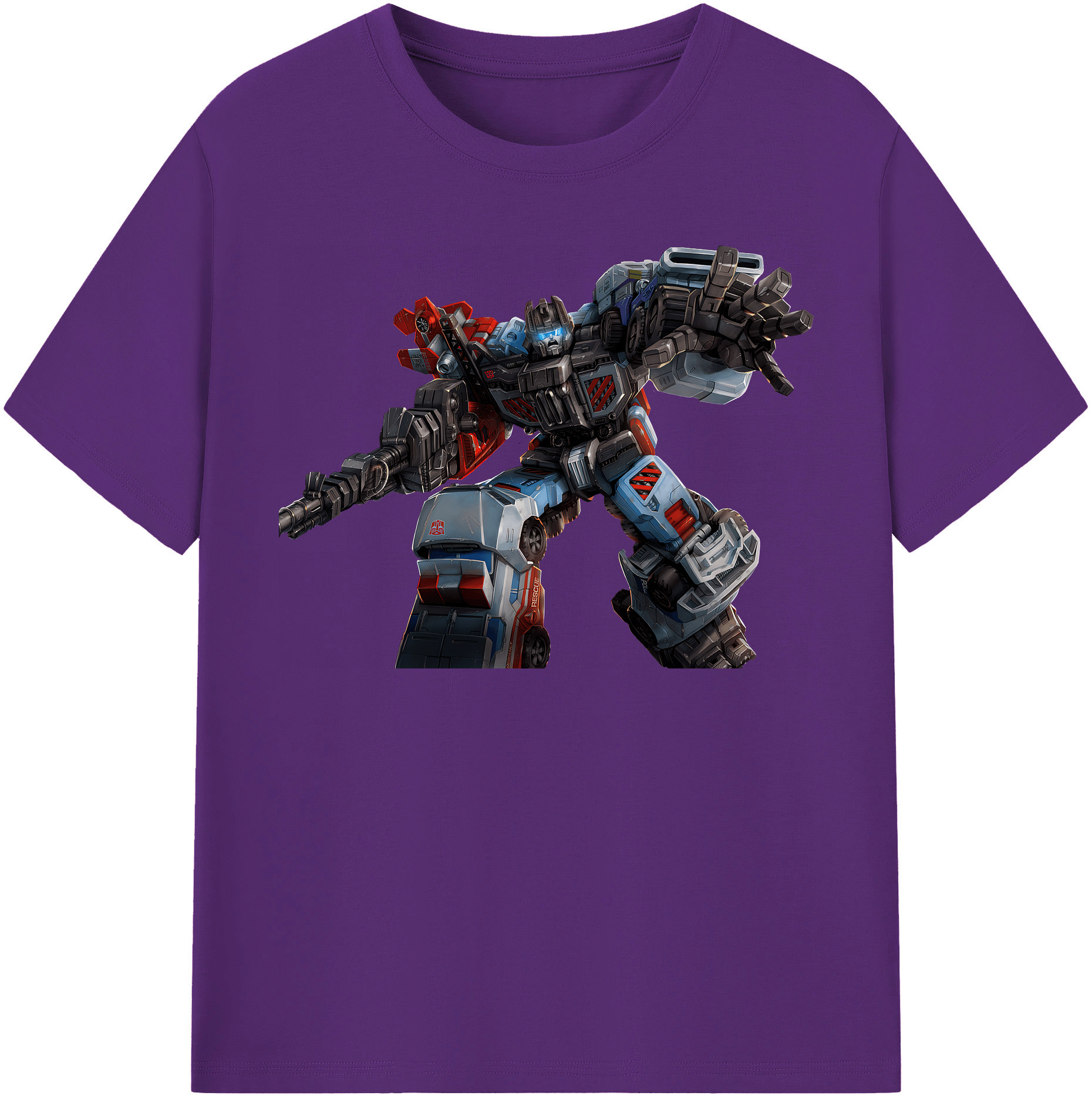 （画像用） Transformers トランスフォーマー 綿100％半袖Tシャツ（フロントプリント）