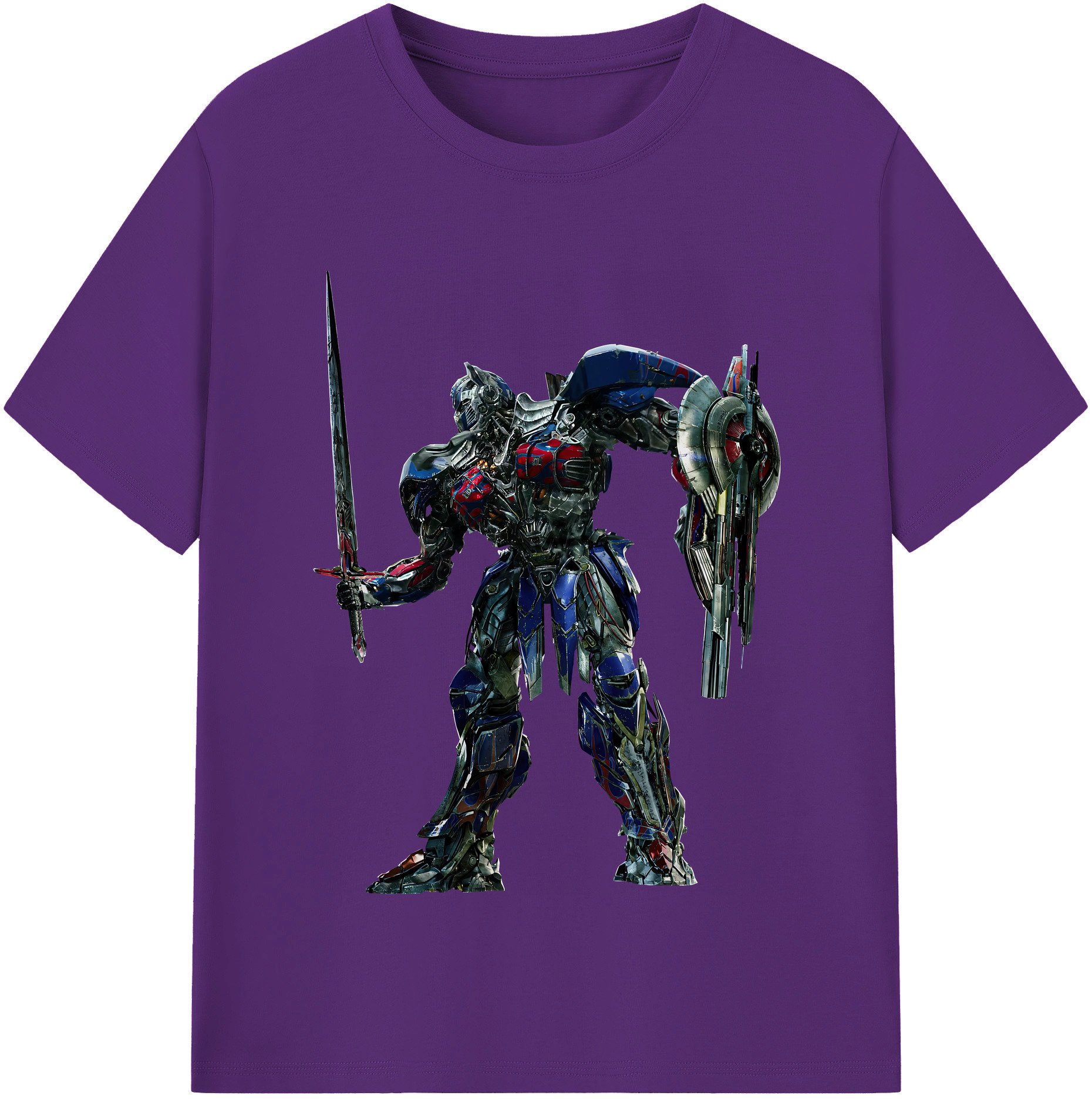 （画像用） Transformers トランスフォーマー 綿100％半袖Tシャツ（フロントプリント）
