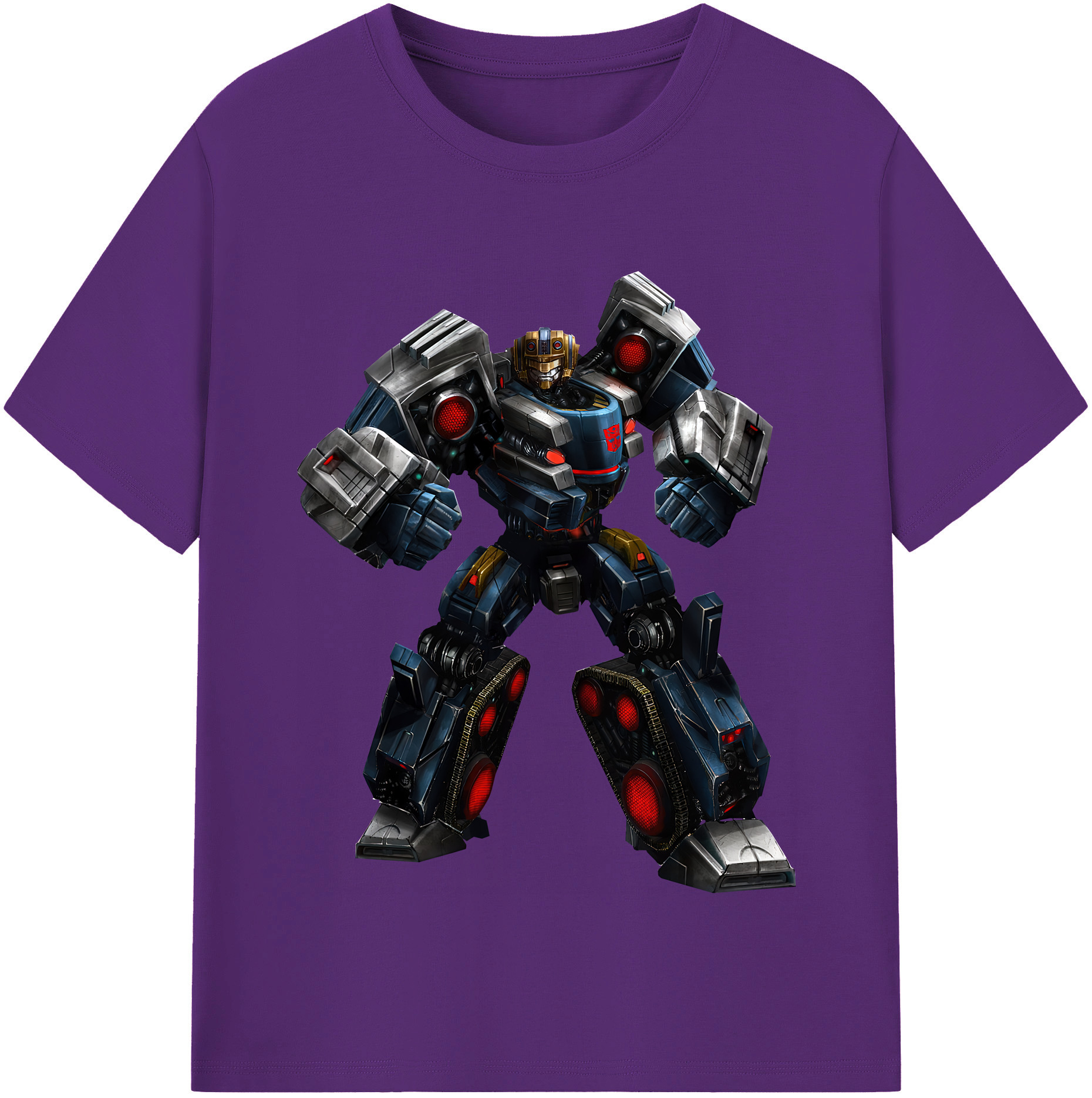 （画像用） Transformers トランスフォーマー 綿100％半袖Tシャツ（フロントプリント）