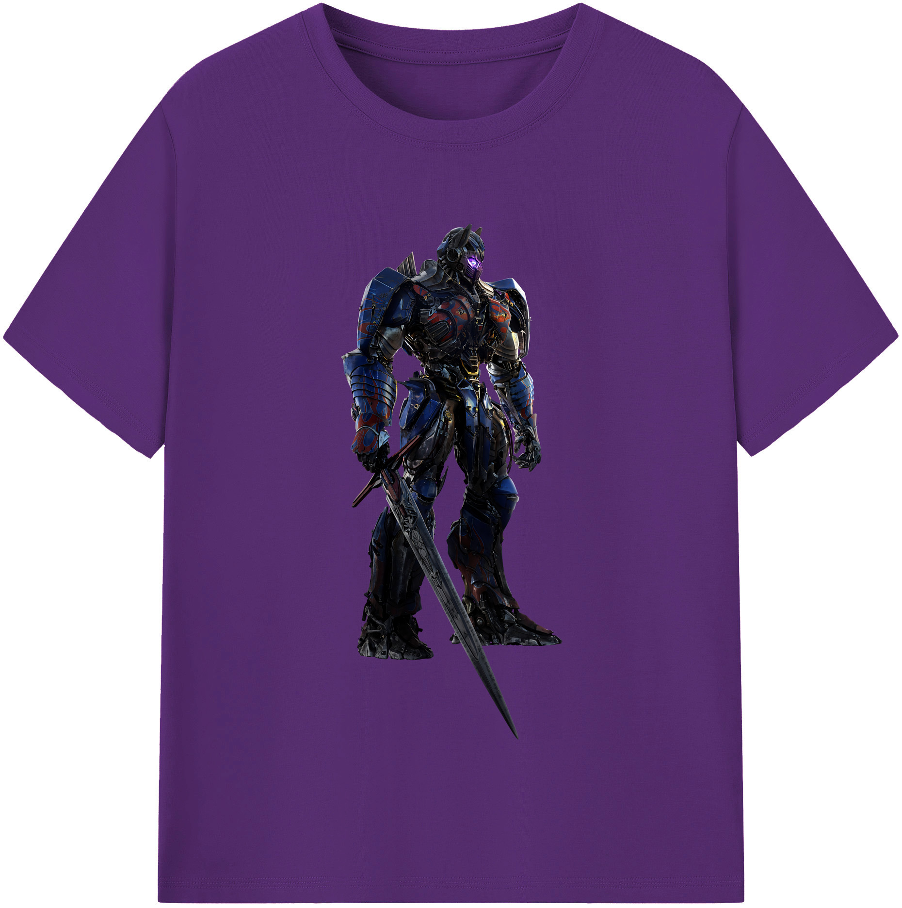 （画像用） Transformers トランスフォーマー 綿100％半袖Tシャツ（フロントプリント）