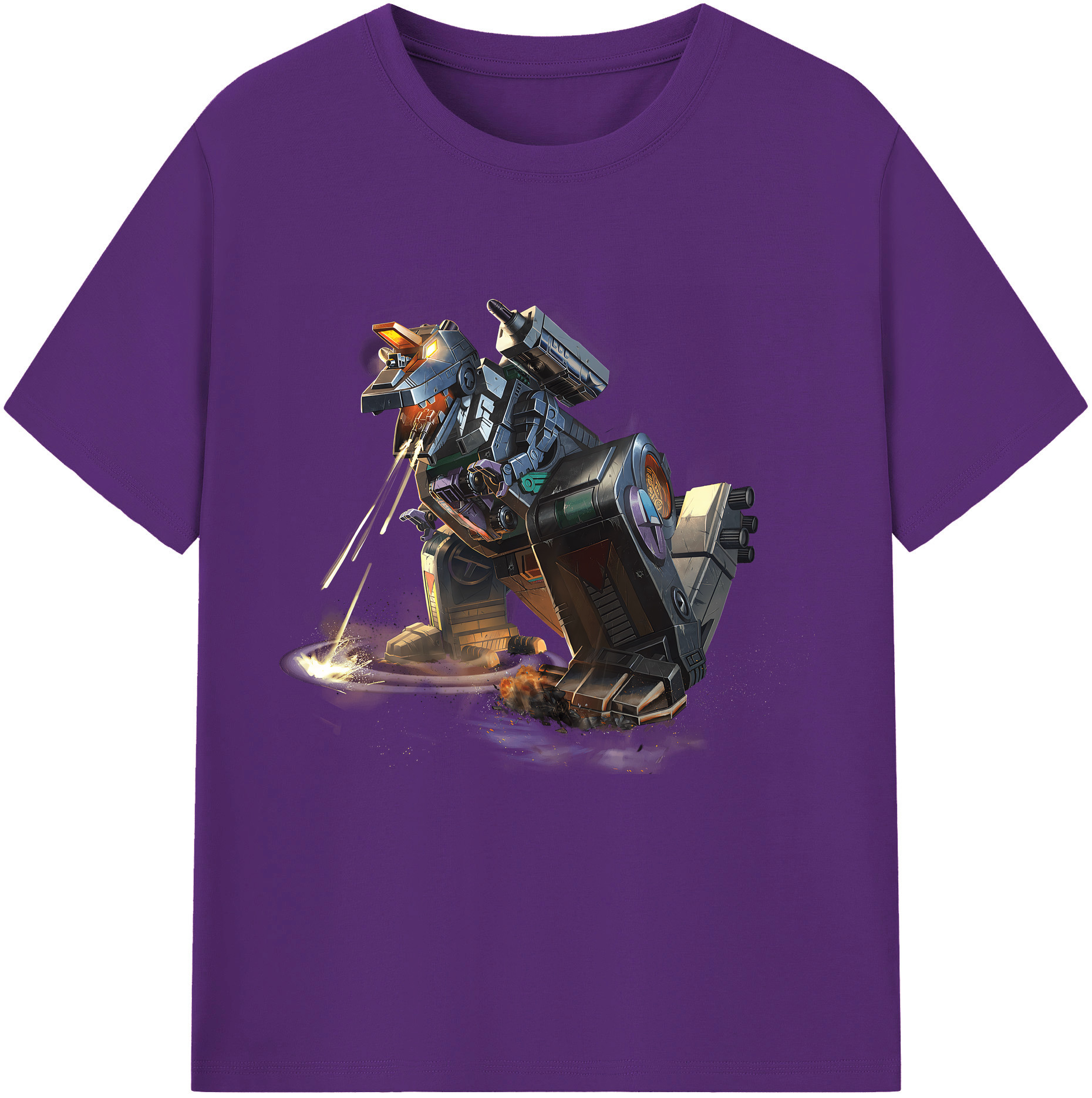 （画像用） Transformers トランスフォーマー 綿100％半袖Tシャツ（フロントプリント）