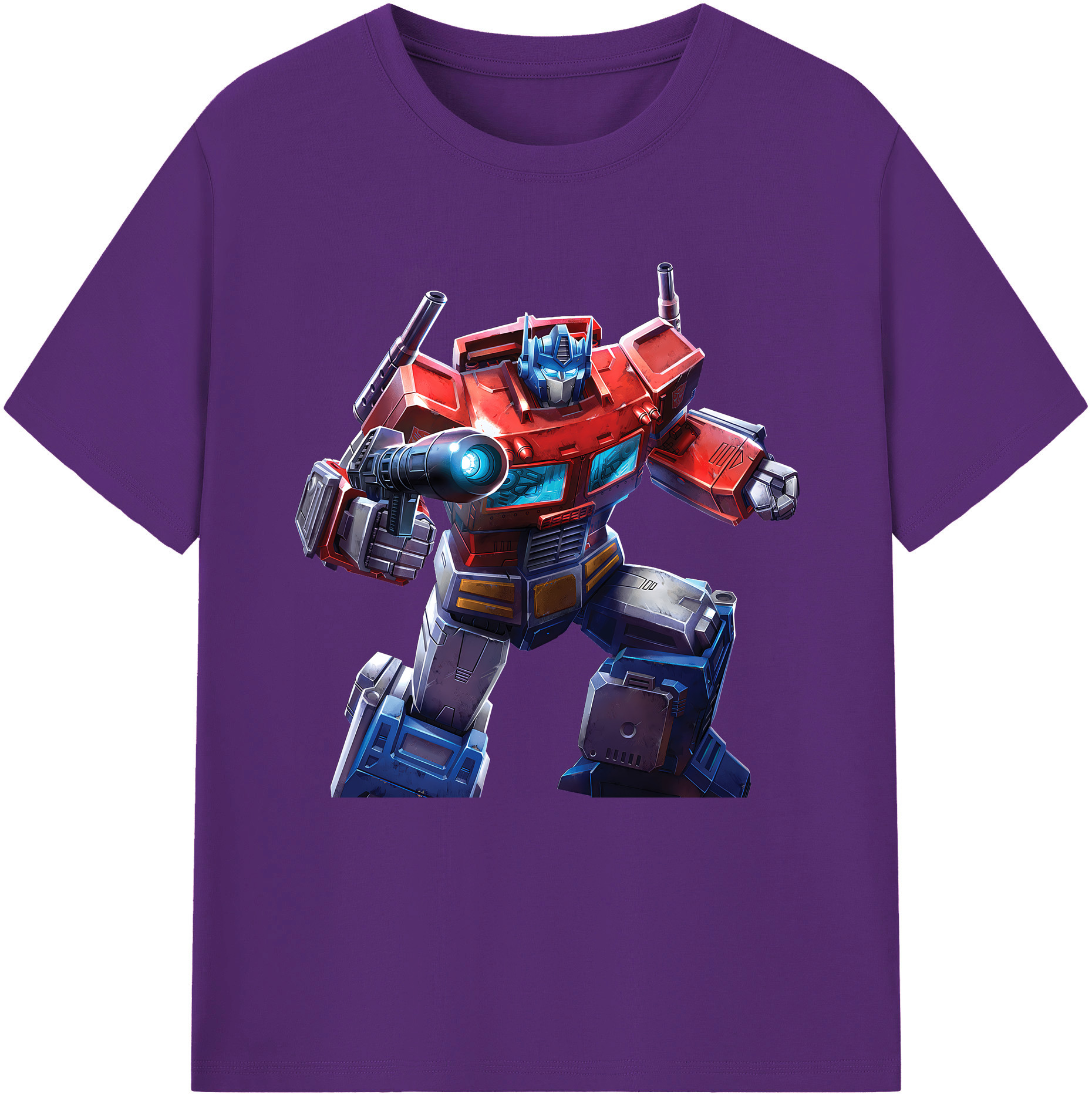 （画像用） Transformers トランスフォーマー 綿100％半袖Tシャツ（フロントプリント）