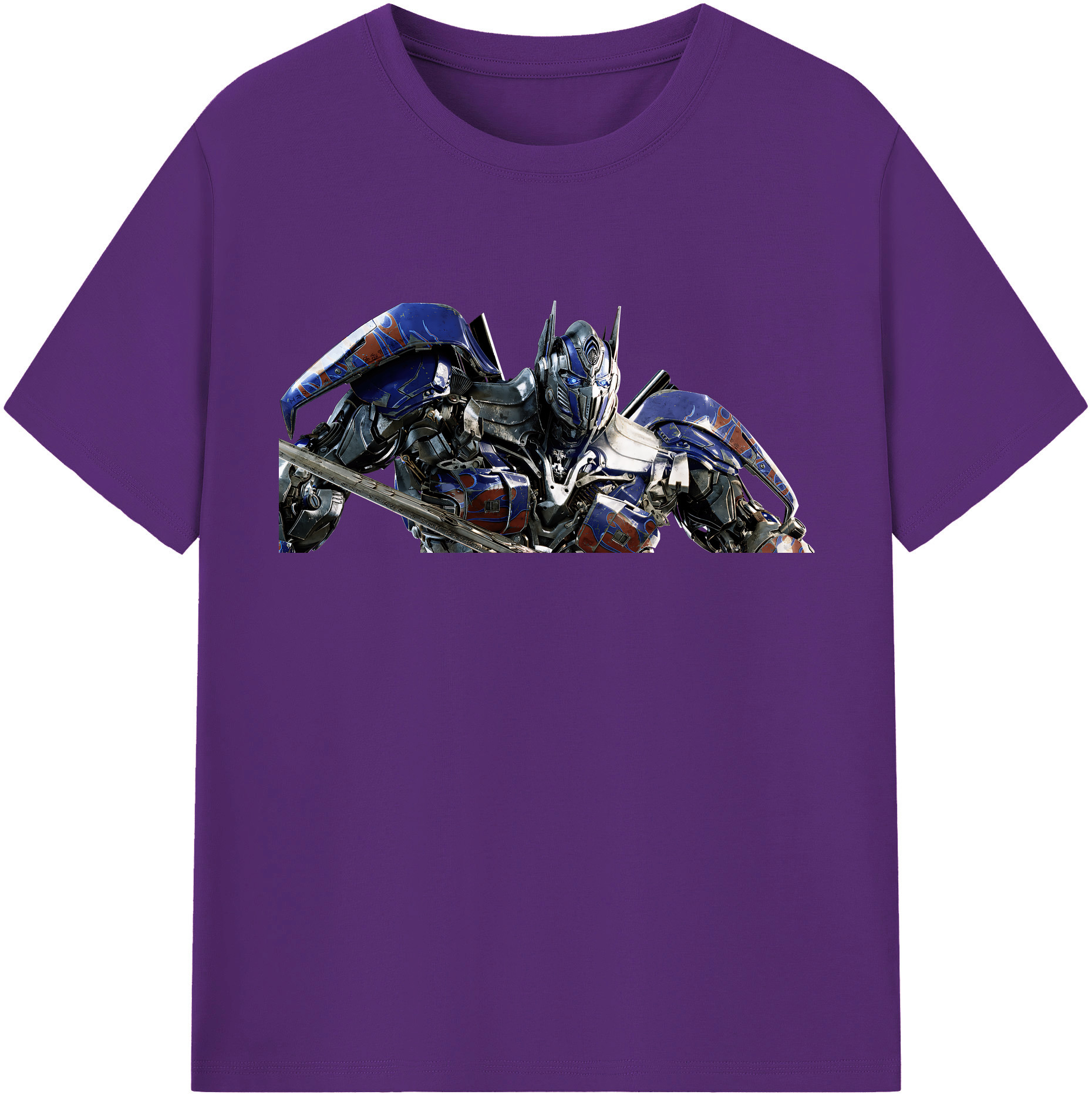 （画像用） Transformers トランスフォーマー 綿100％半袖Tシャツ（フロントプリント）