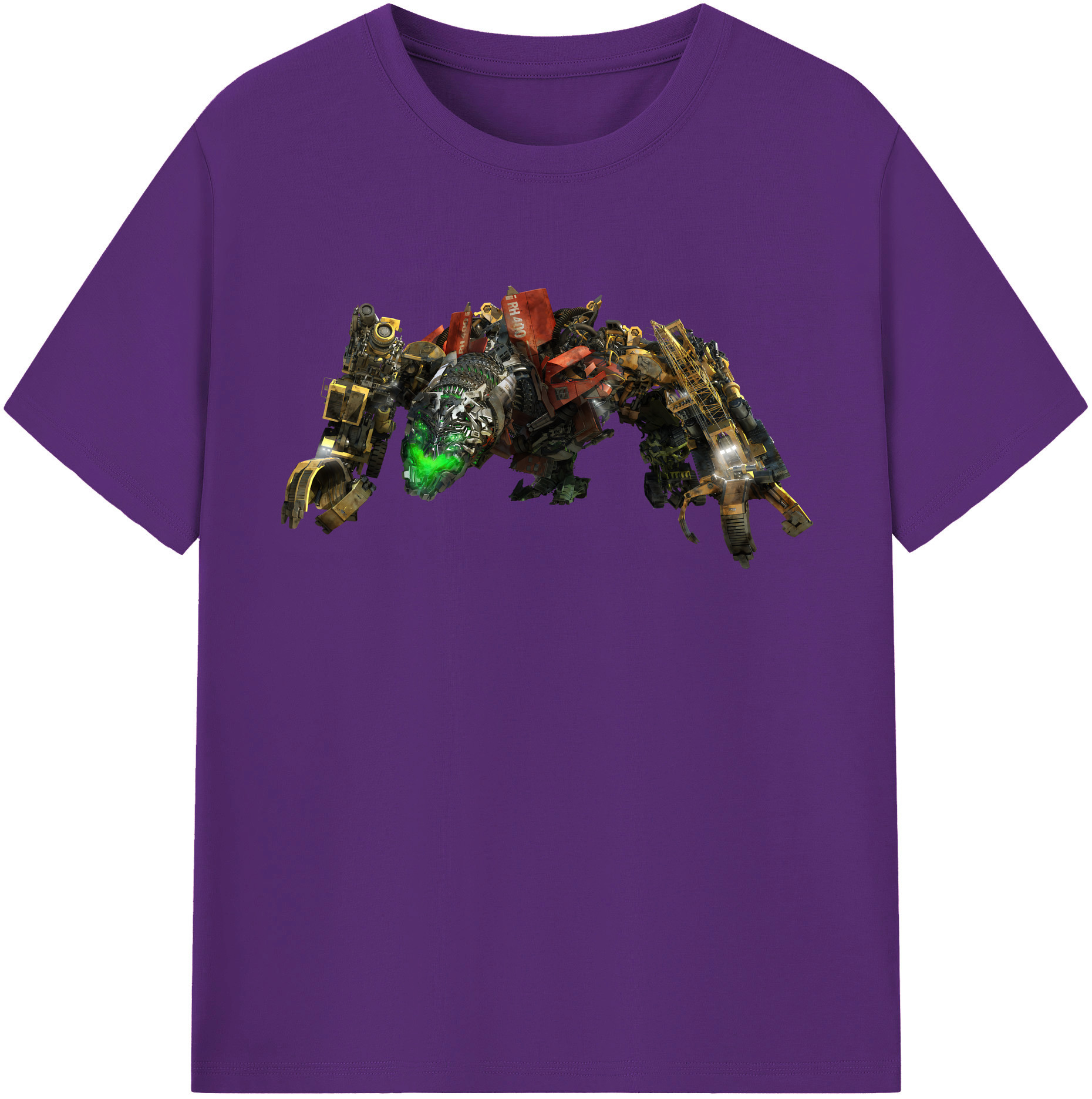 （画像用） Transformers トランスフォーマー 綿100％半袖Tシャツ（フロントプリント）