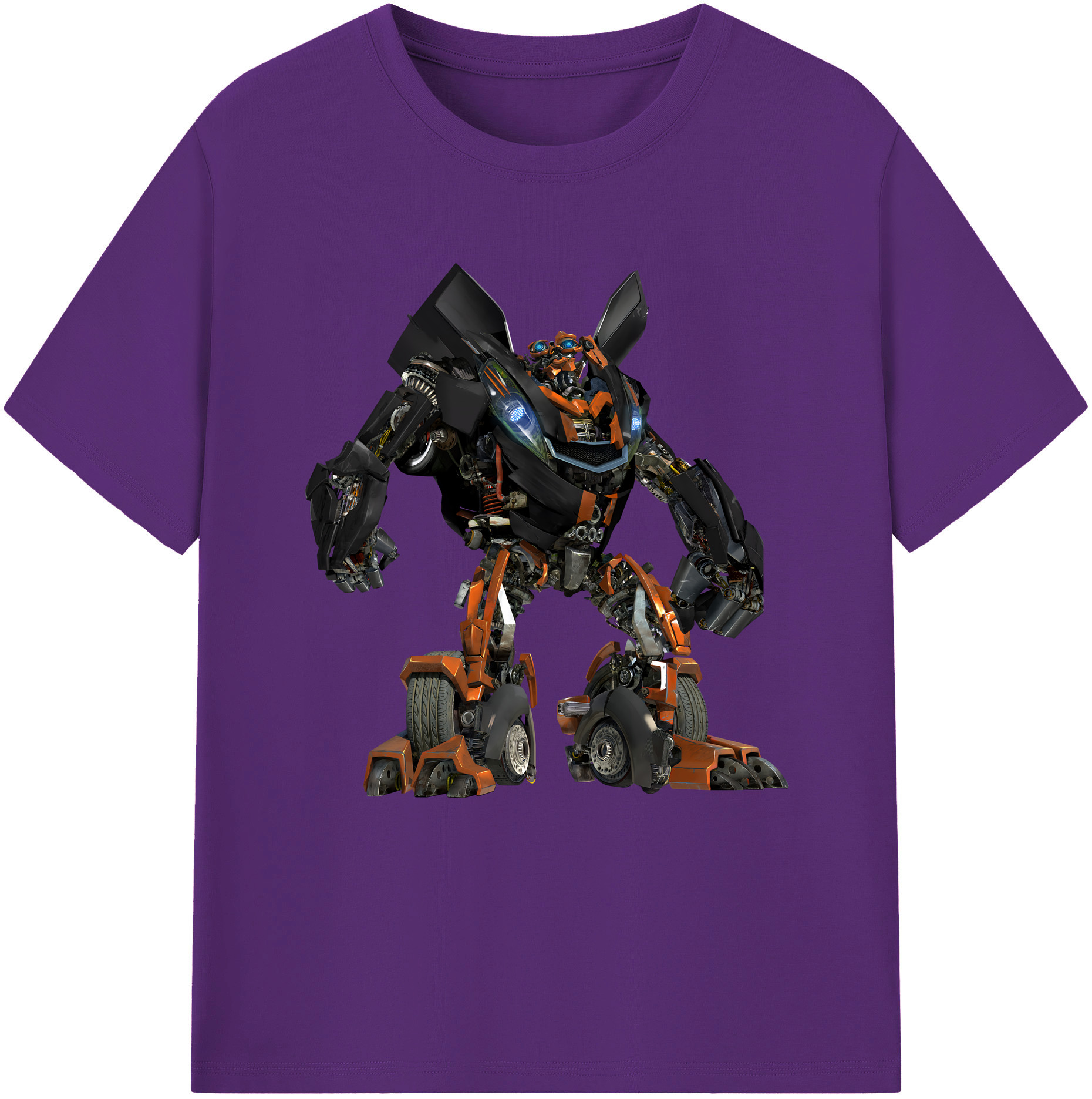 （画像用） Transformers トランスフォーマー 綿100％半袖Tシャツ（フロントプリント）