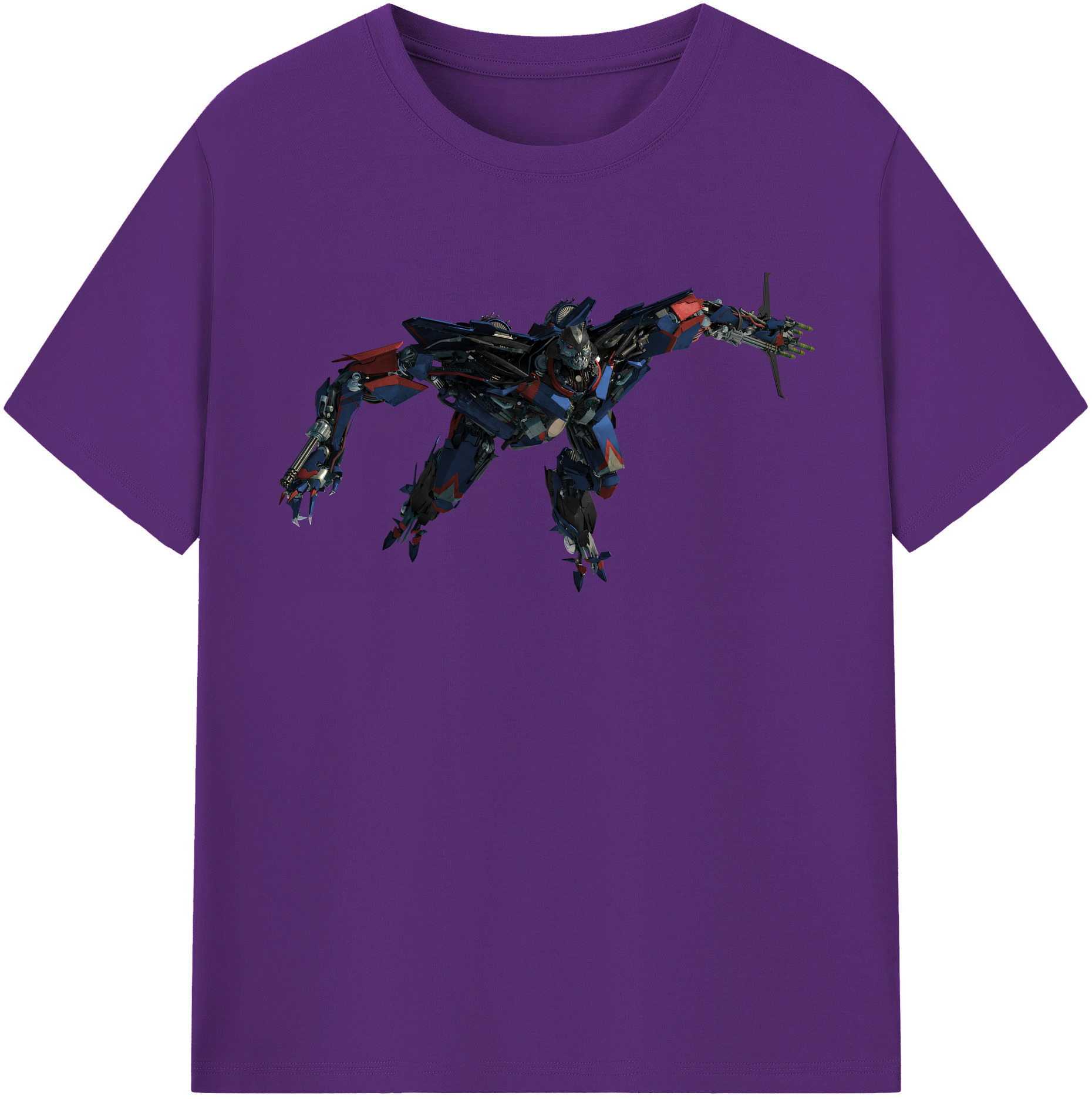 （画像用） Transformers トランスフォーマー 綿100％半袖Tシャツ（フロントプリント）