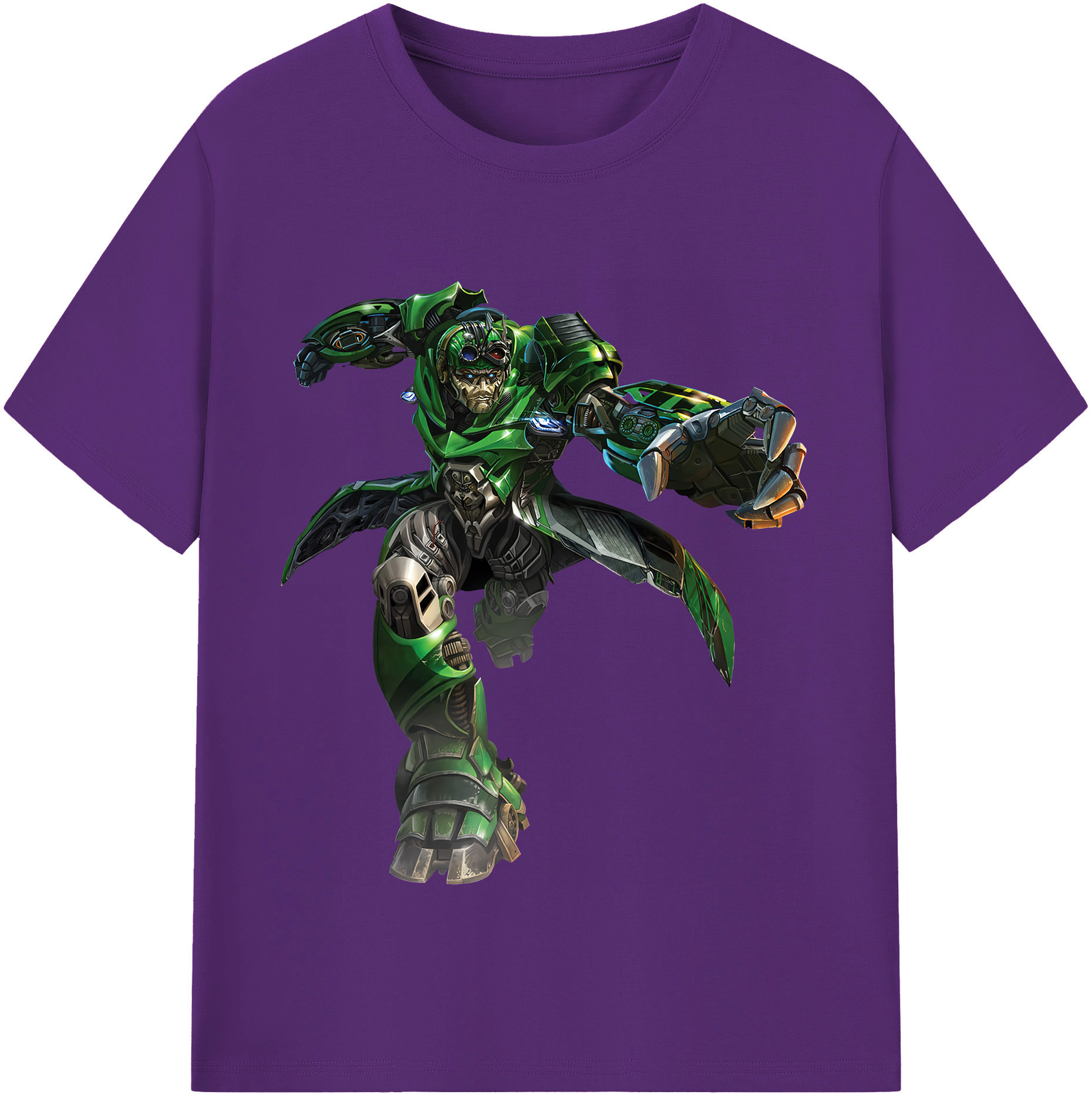 （画像用） Transformers トランスフォーマー 綿100％半袖Tシャツ（フロントプリント）
