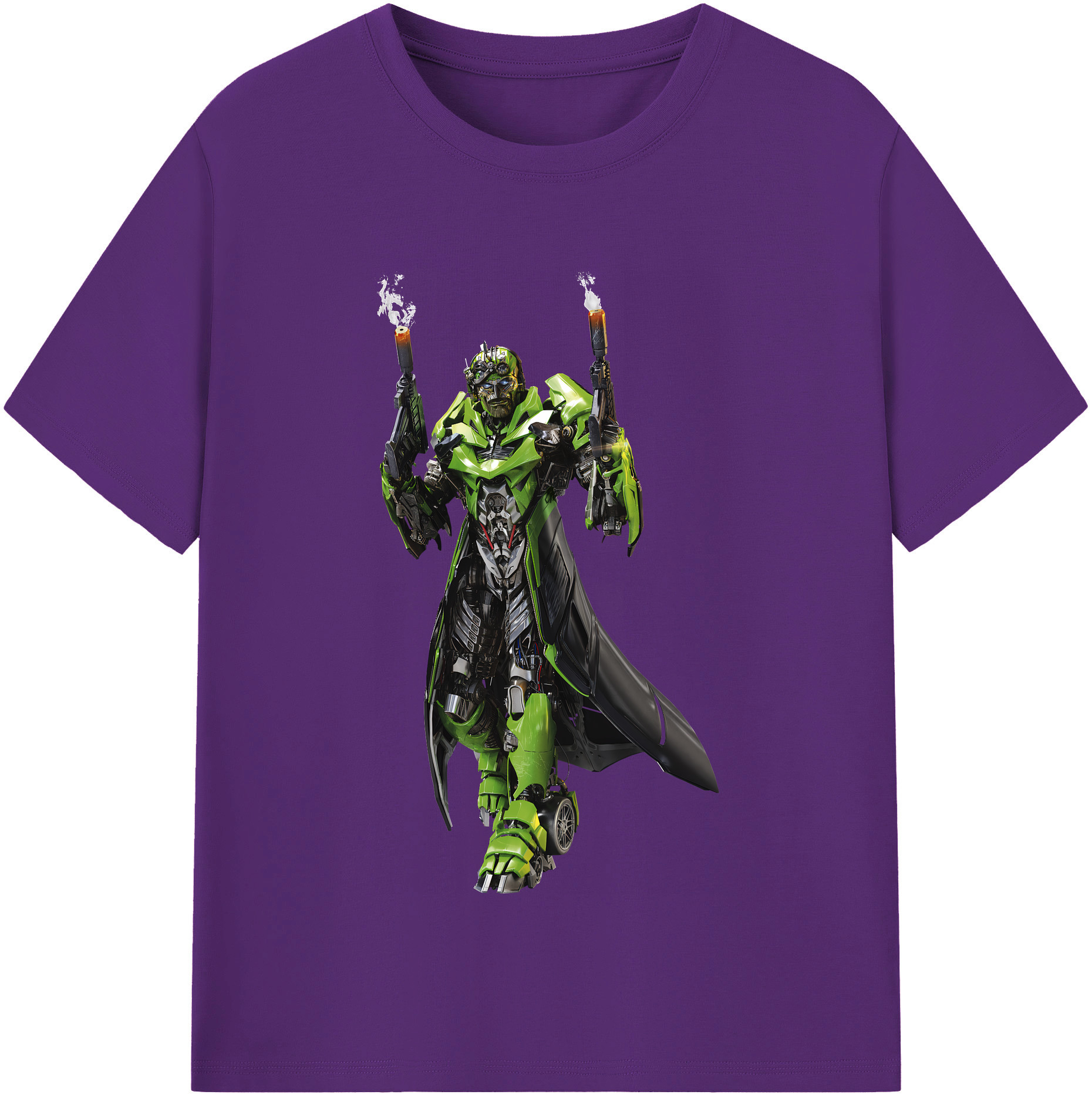 （画像用） Transformers トランスフォーマー 綿100％半袖Tシャツ（フロントプリント）
