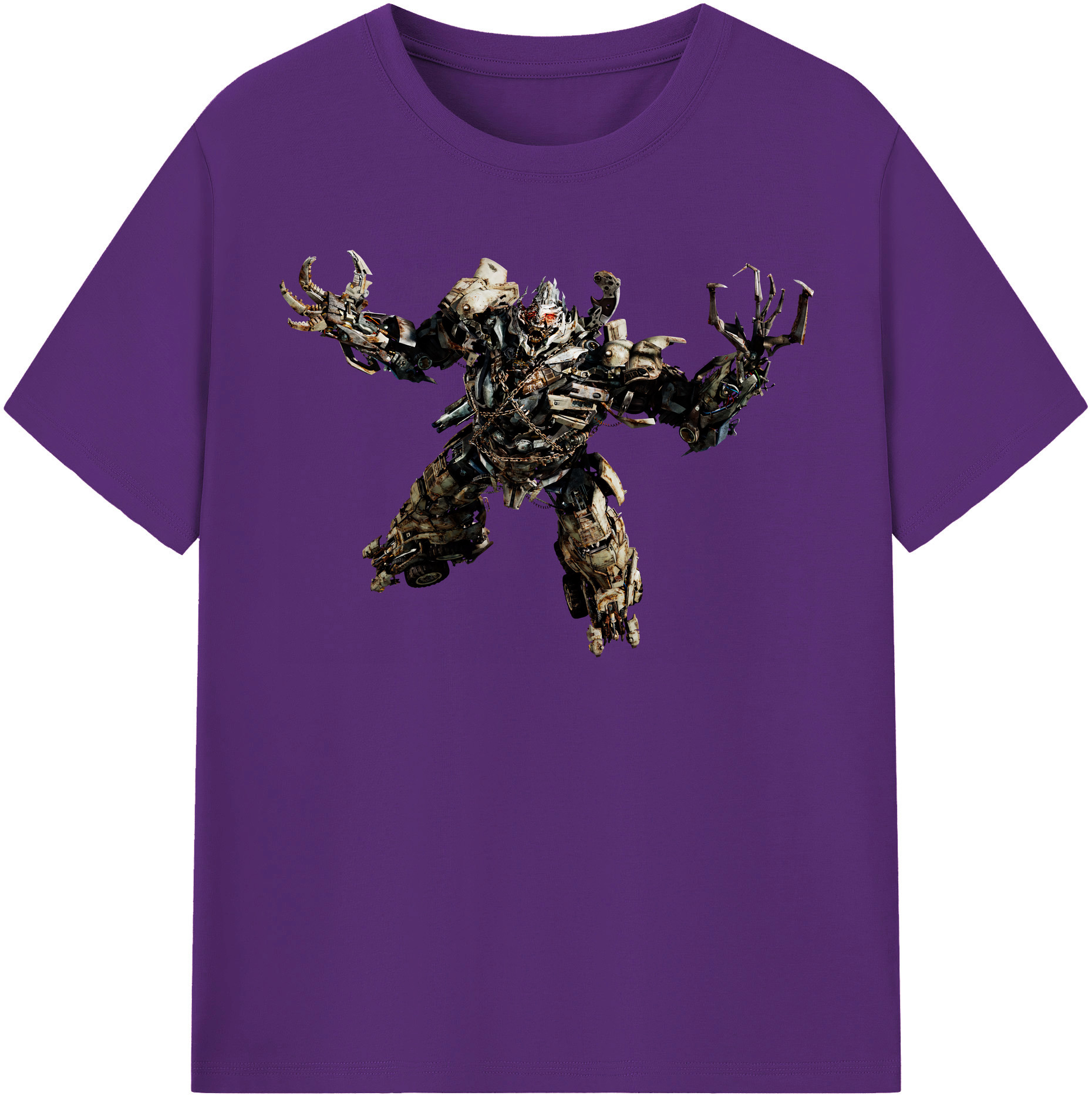 （画像用） Transformers トランスフォーマー 綿100％半袖Tシャツ（フロントプリント）