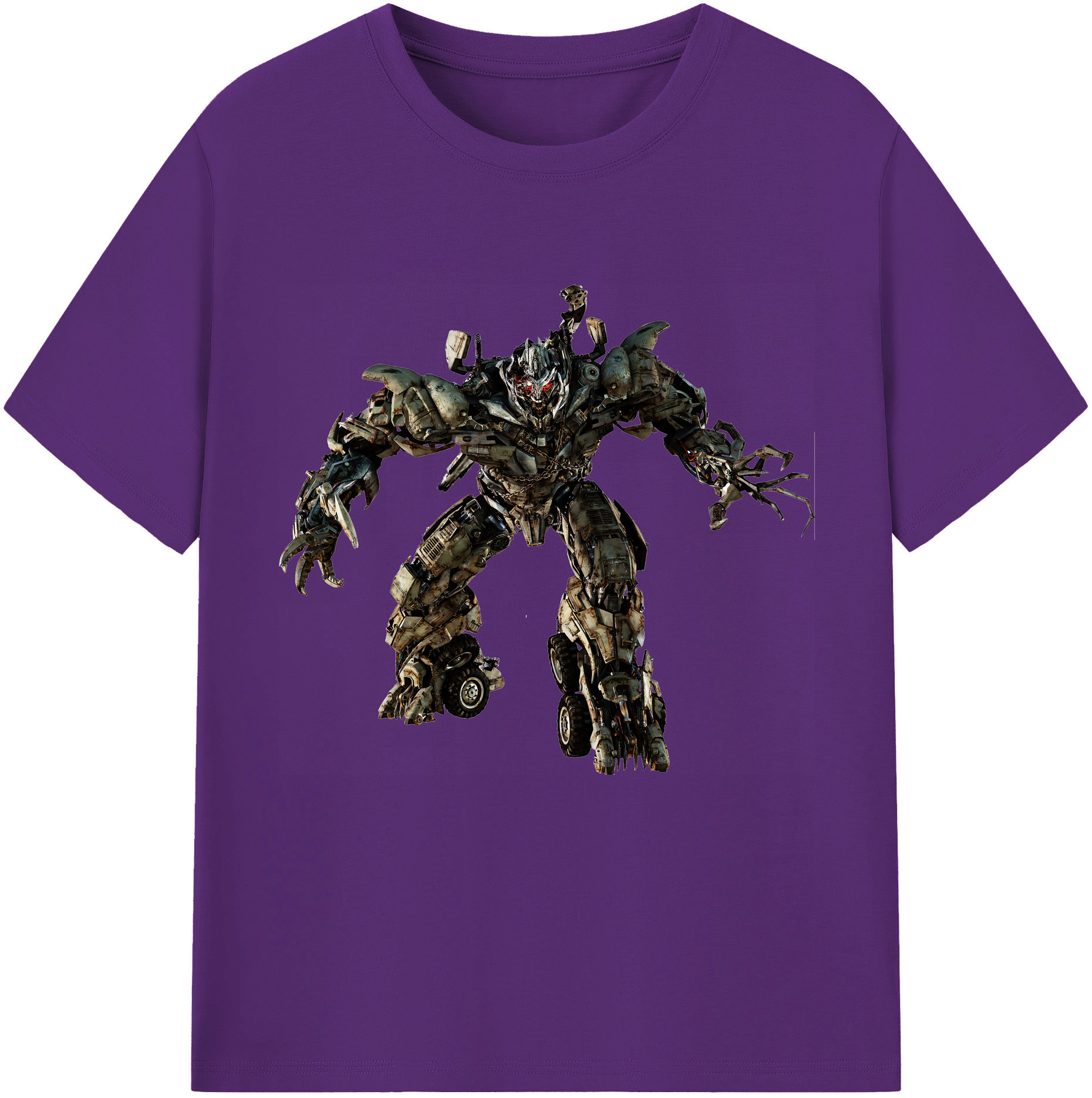 （画像用） Transformers トランスフォーマー 綿100％半袖Tシャツ（フロントプリント）