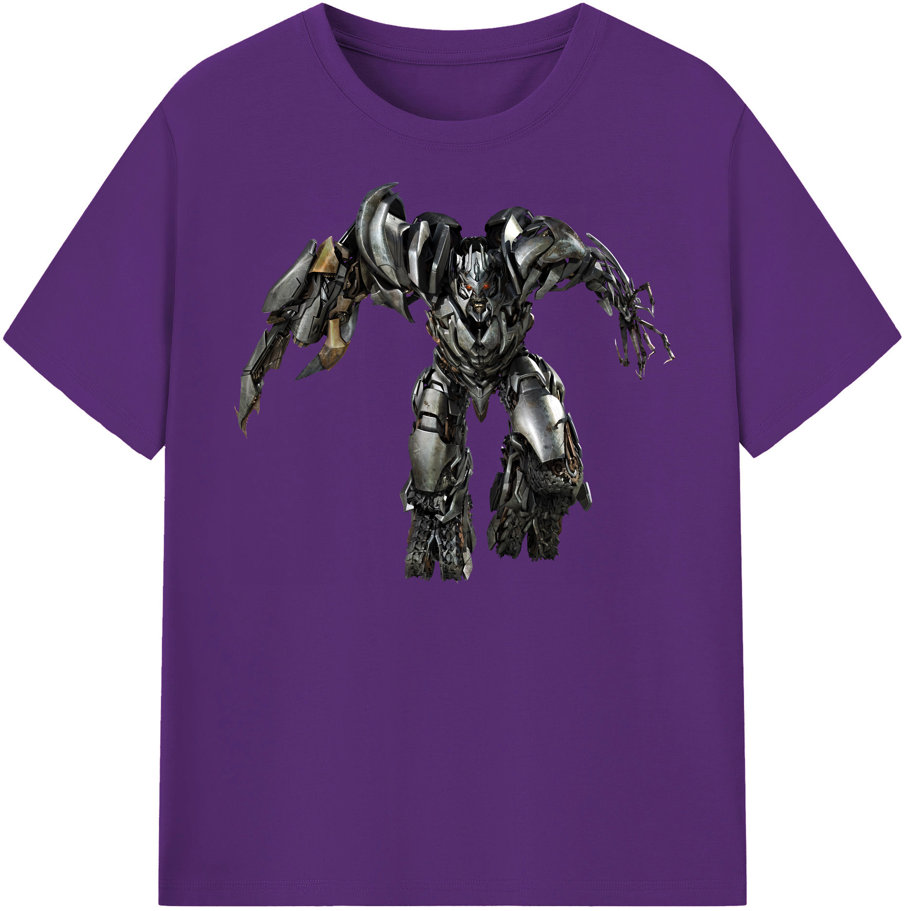 （画像用） Transformers トランスフォーマー 綿100％半袖Tシャツ（フロントプリント）