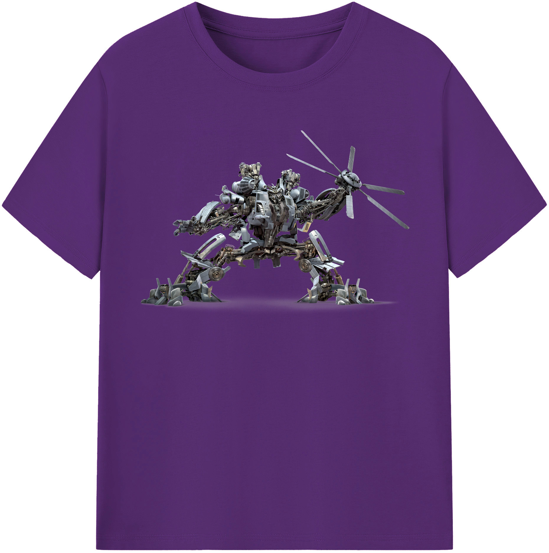 （画像用） Transformers トランスフォーマー 綿100％半袖Tシャツ（フロントプリント）