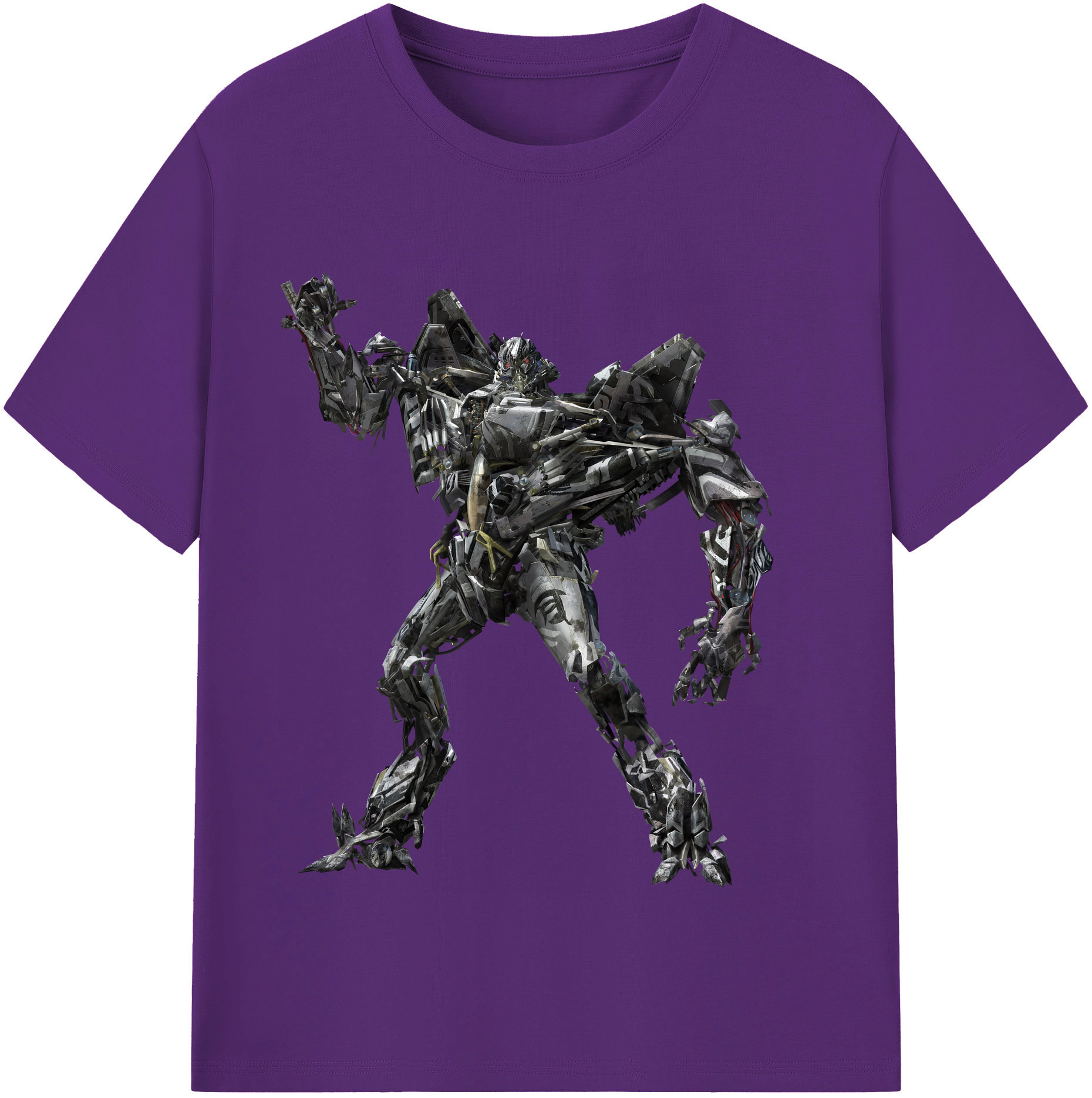 （画像用） Transformers トランスフォーマー 綿100％半袖Tシャツ（フロントプリント）