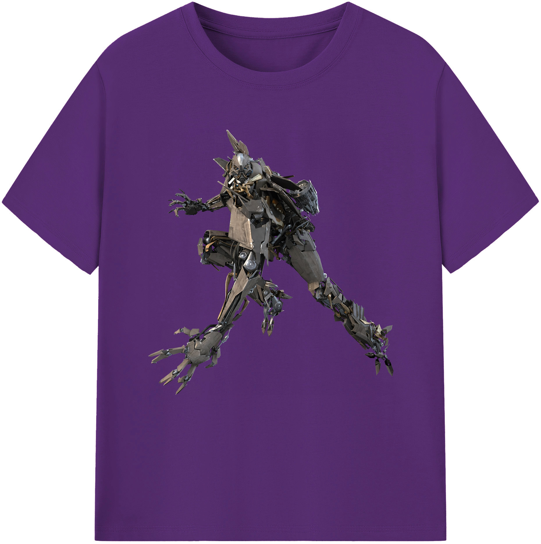 （画像用） Transformers トランスフォーマー 綿100％半袖Tシャツ（フロントプリント）