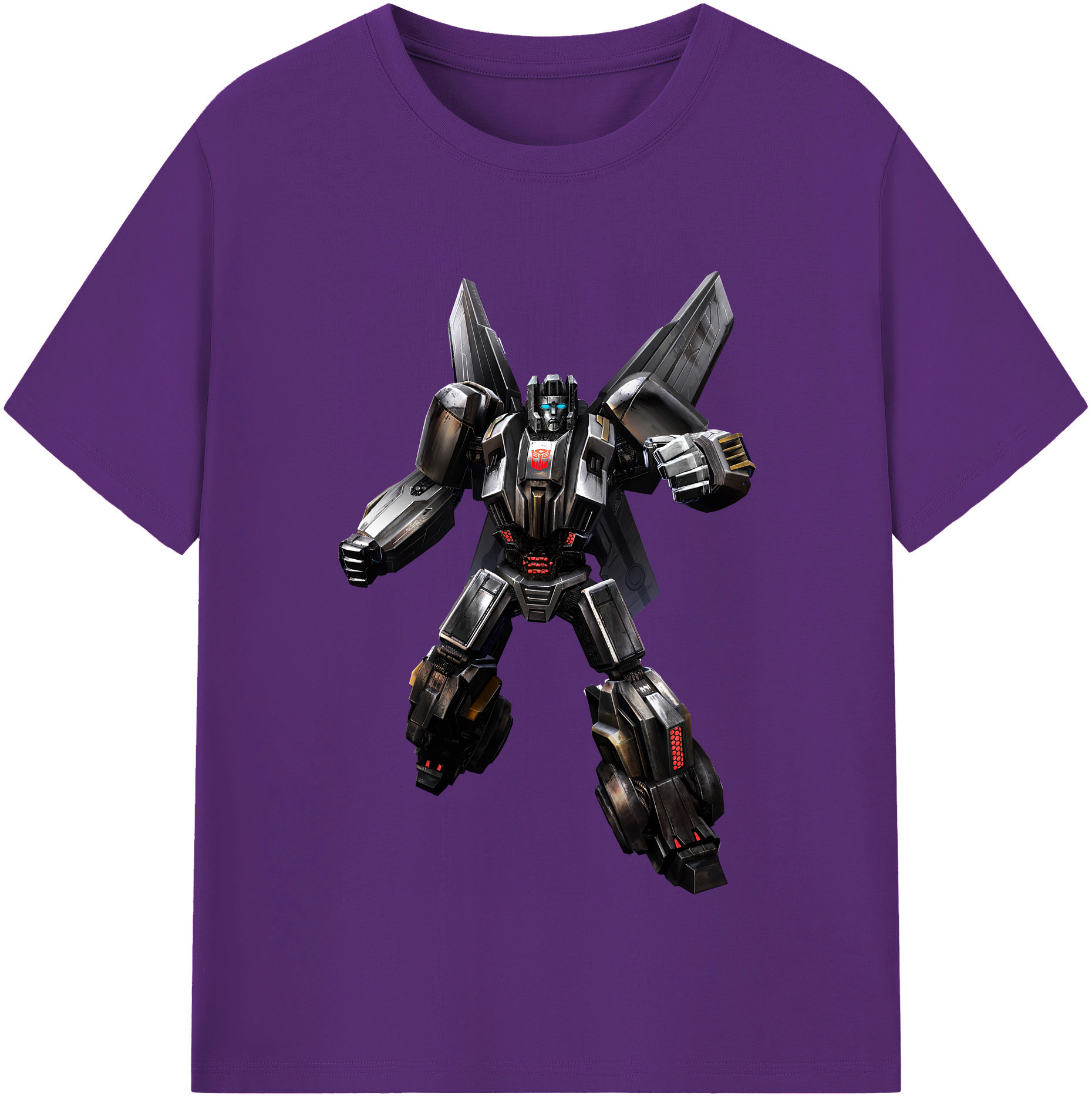 （画像用） Transformers トランスフォーマー 綿100％半袖Tシャツ（フロントプリント）