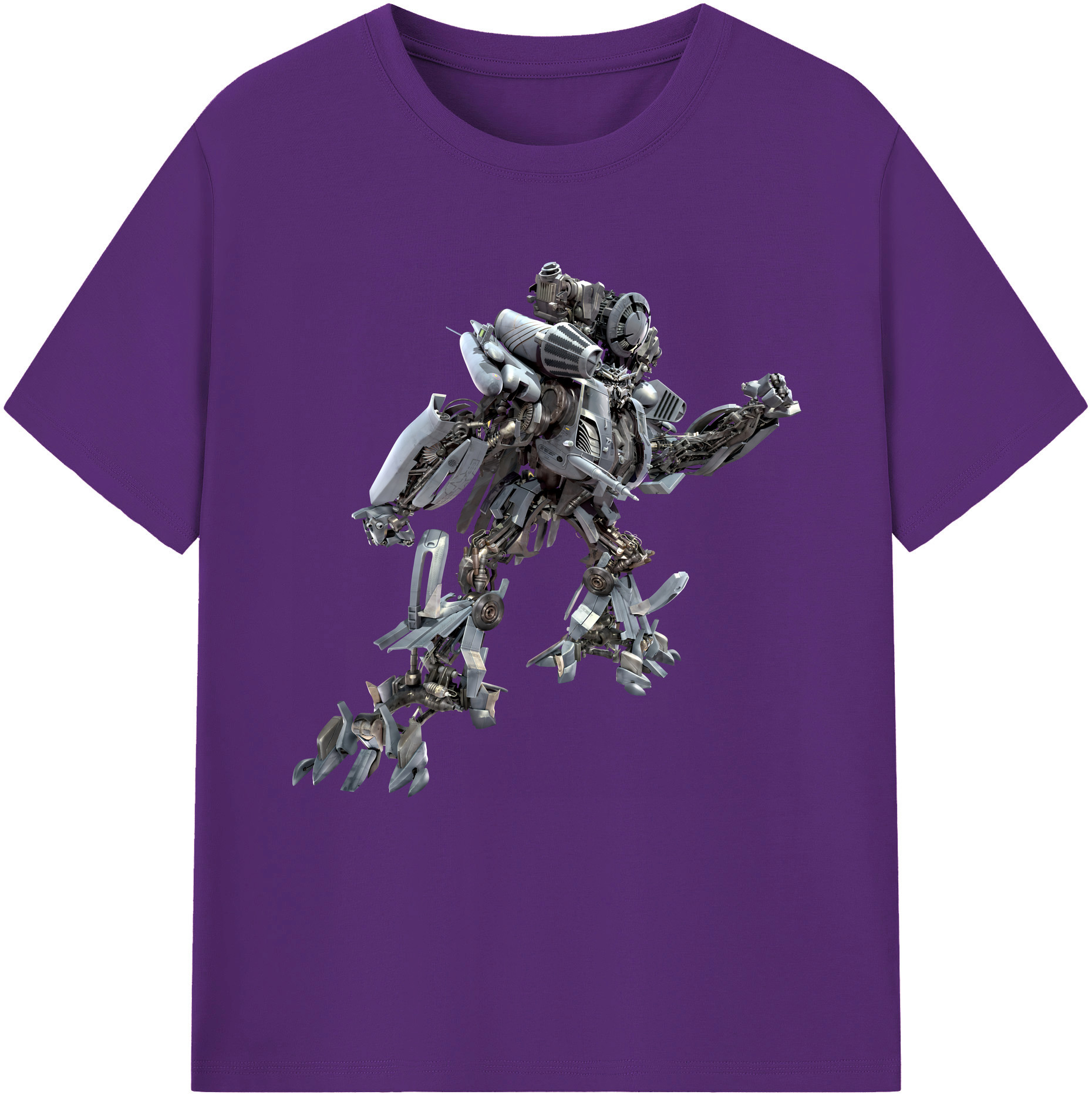 （画像用） Transformers トランスフォーマー 綿100％半袖Tシャツ（フロントプリント）