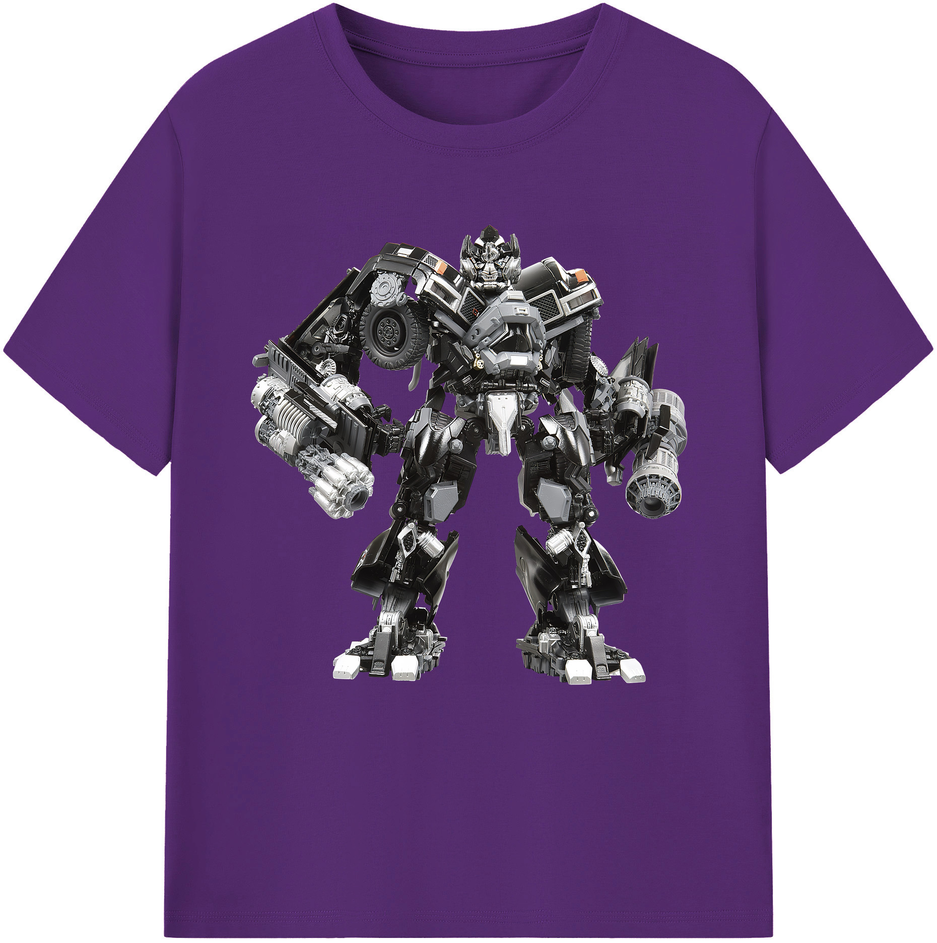 （画像用） Transformers トランスフォーマー 綿100％半袖Tシャツ（フロントプリント）