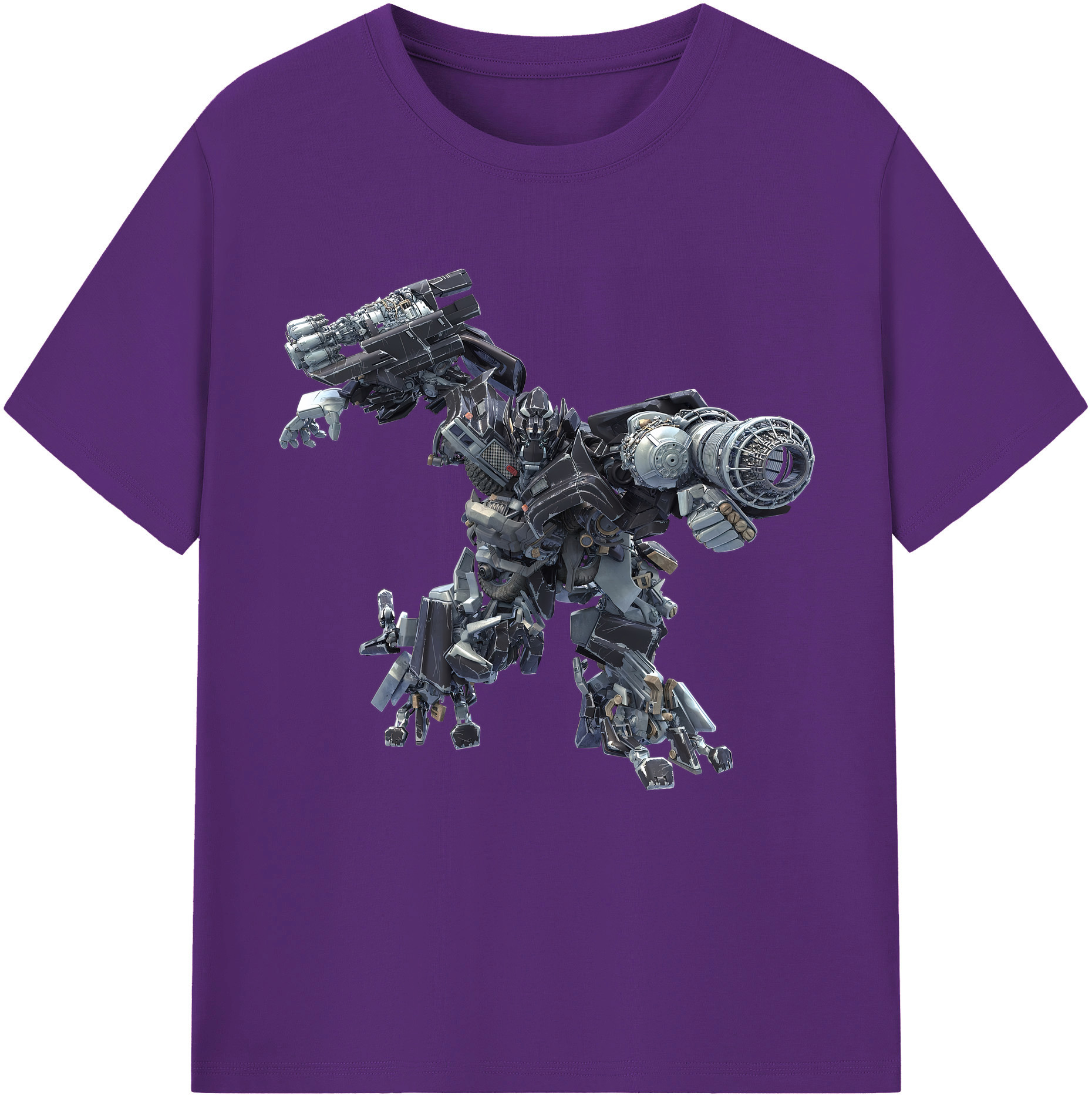 （画像用） Transformers トランスフォーマー 綿100％半袖Tシャツ（フロントプリント）