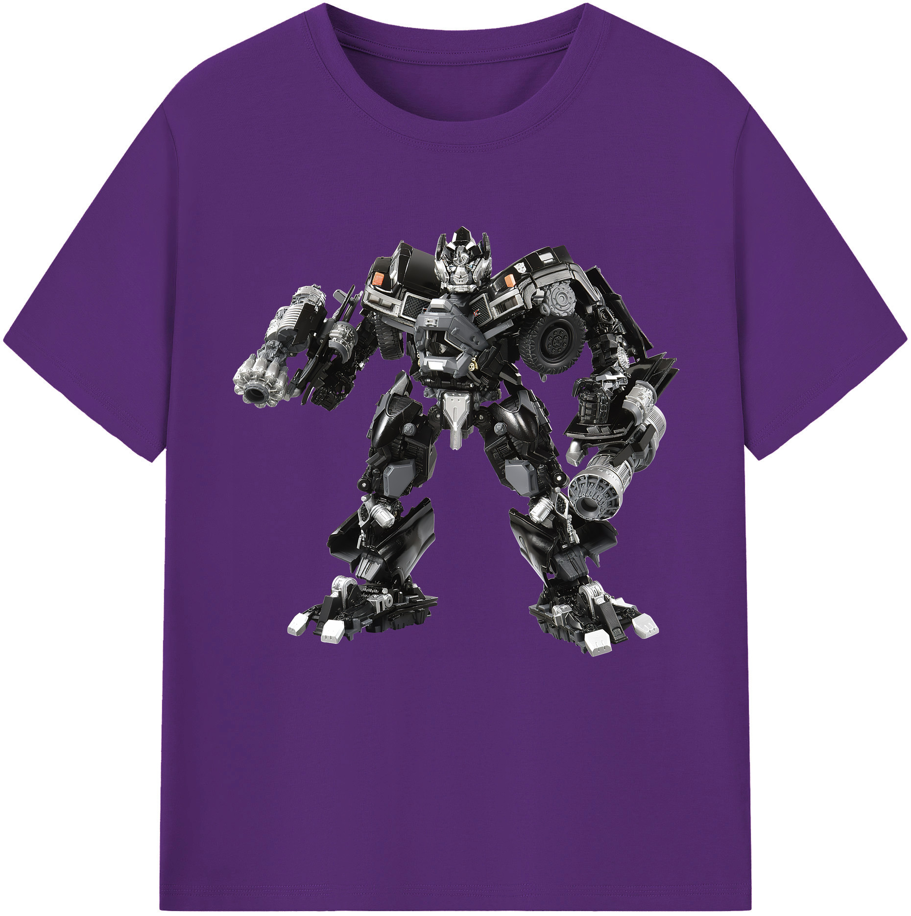 （画像用） Transformers トランスフォーマー 綿100％半袖Tシャツ（フロントプリント）