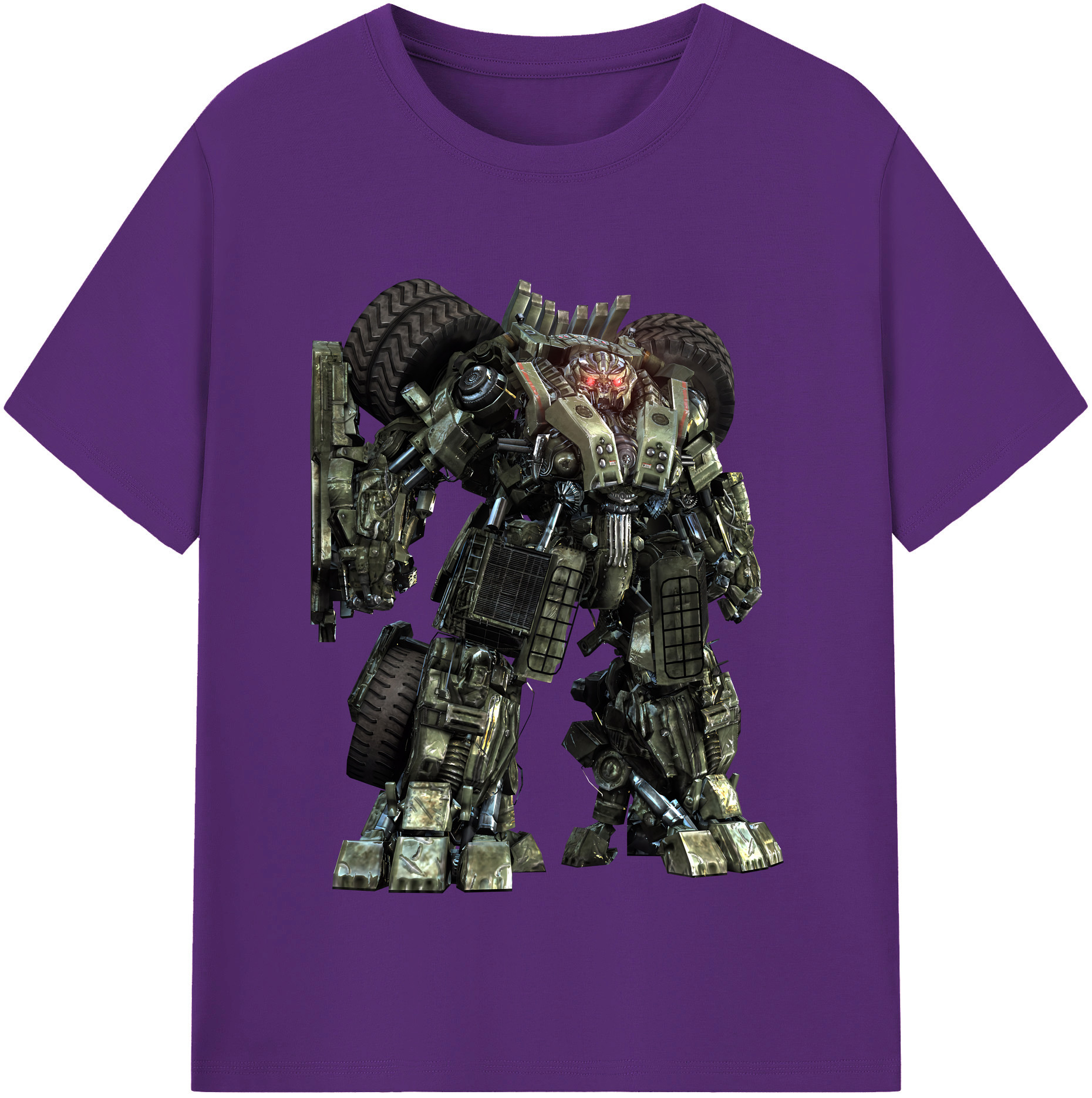 （画像用） Transformers トランスフォーマー 綿100％半袖Tシャツ（フロントプリント）