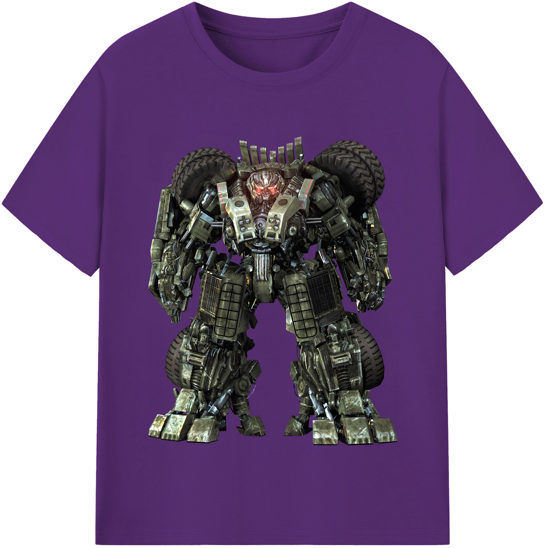（画像用） Transformers トランスフォーマー 綿100％半袖Tシャツ（フロントプリント）