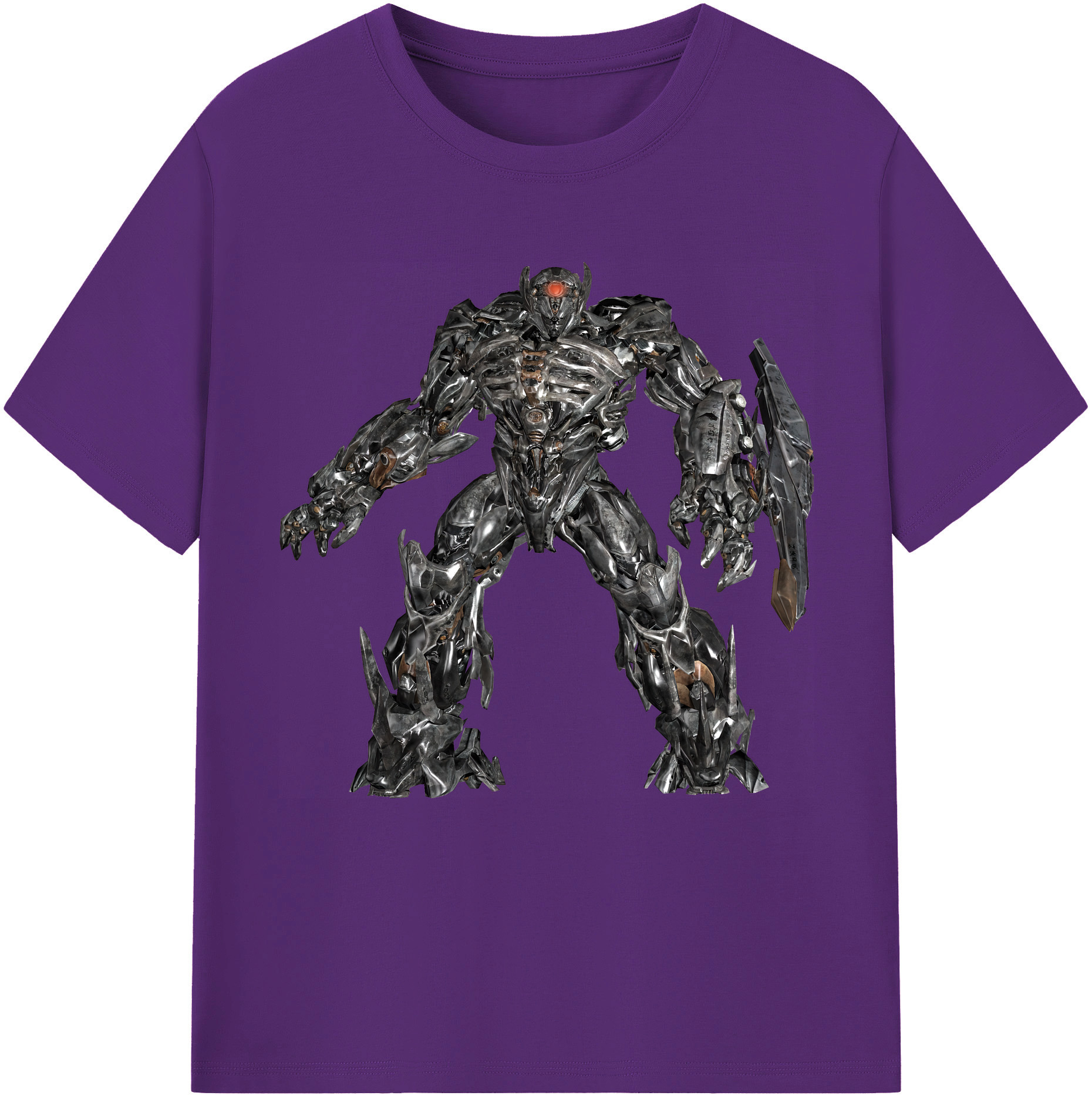 （画像用） Transformers トランスフォーマー 綿100％半袖Tシャツ（フロントプリント）