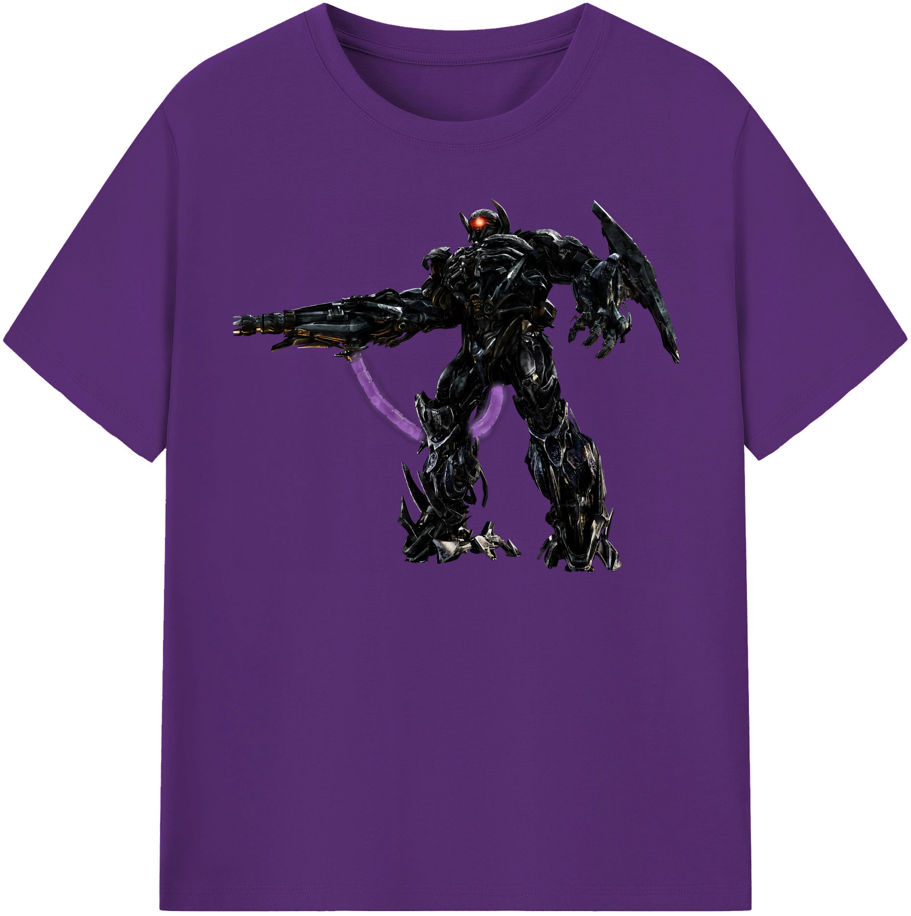 （画像用） Transformers トランスフォーマー 綿100％半袖Tシャツ（フロントプリント）
