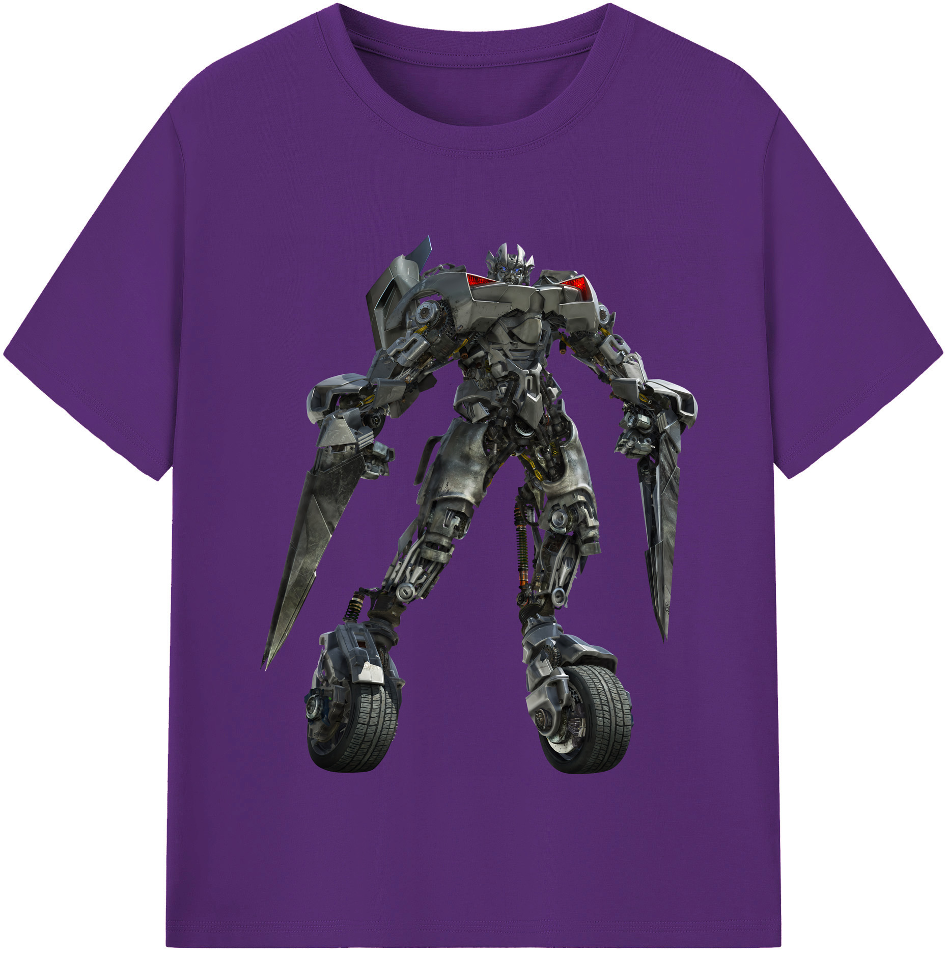 （画像用） Transformers トランスフォーマー 綿100％半袖Tシャツ（フロントプリント）