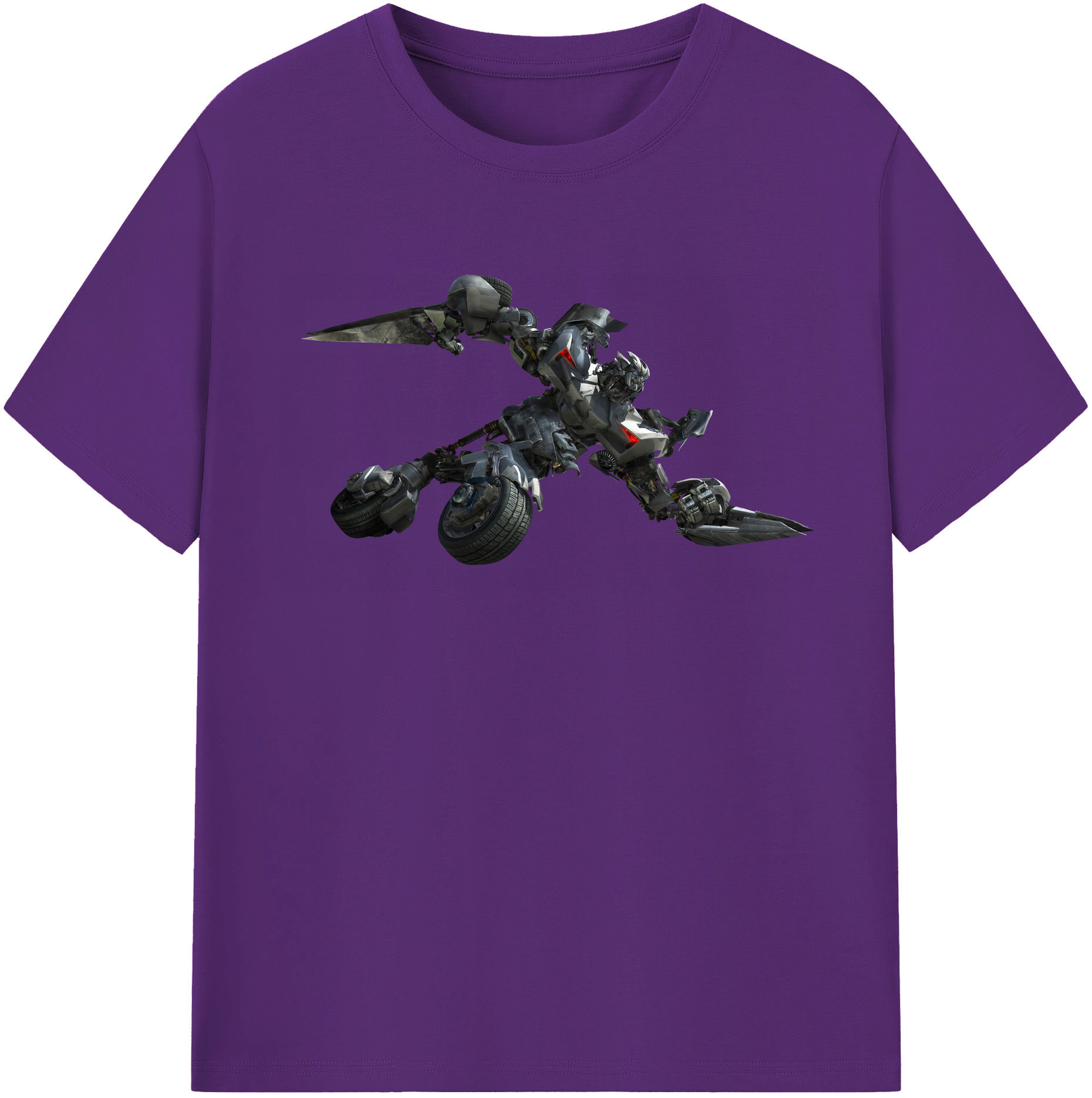 （画像用） Transformers トランスフォーマー 綿100％半袖Tシャツ（フロントプリント）