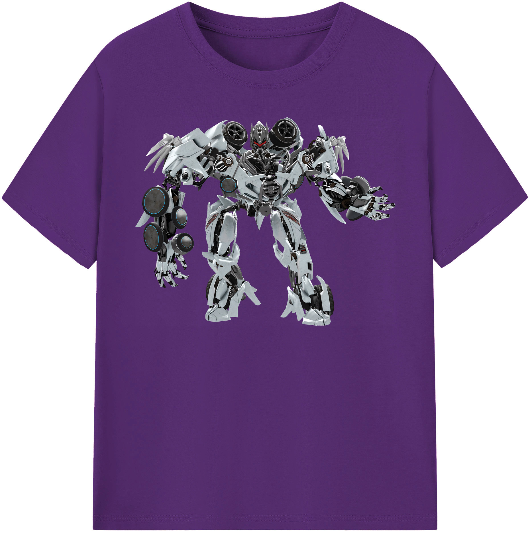 （画像用） Transformers トランスフォーマー 綿100％半袖Tシャツ（フロントプリント）