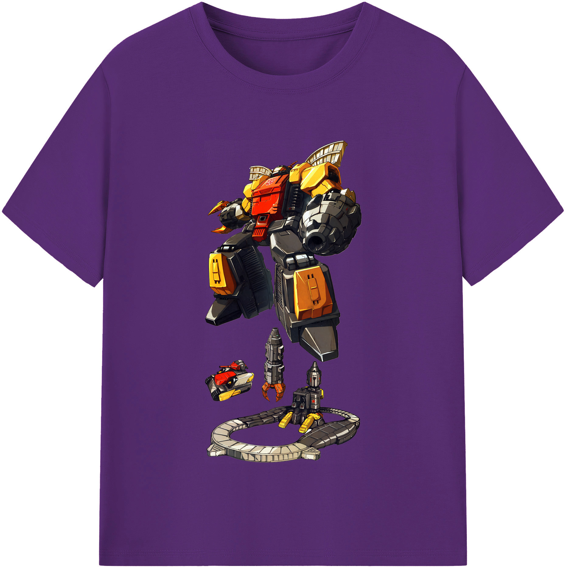 （画像用） Transformers トランスフォーマー 綿100％半袖Tシャツ（フロントプリント）