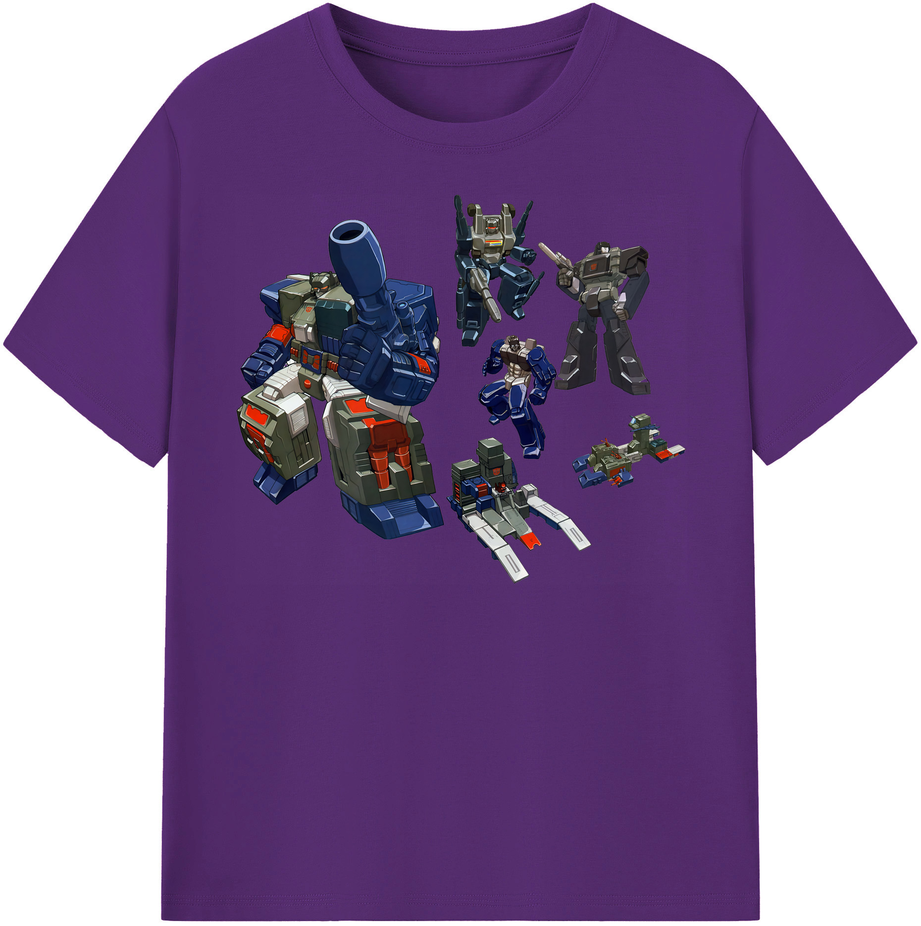 （画像用） Transformers トランスフォーマー 綿100％半袖Tシャツ（フロントプリント）